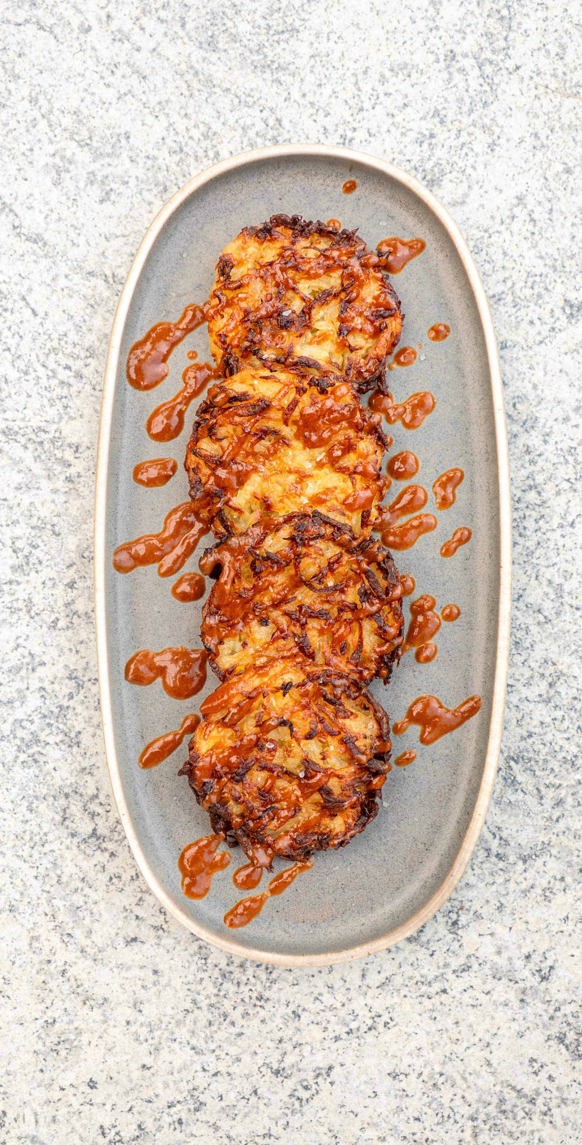 Pomme paillasson à l’Irlandaise & sauce barbecue à la Guinness - Recette Easy Fry XL Surface | Moulinex