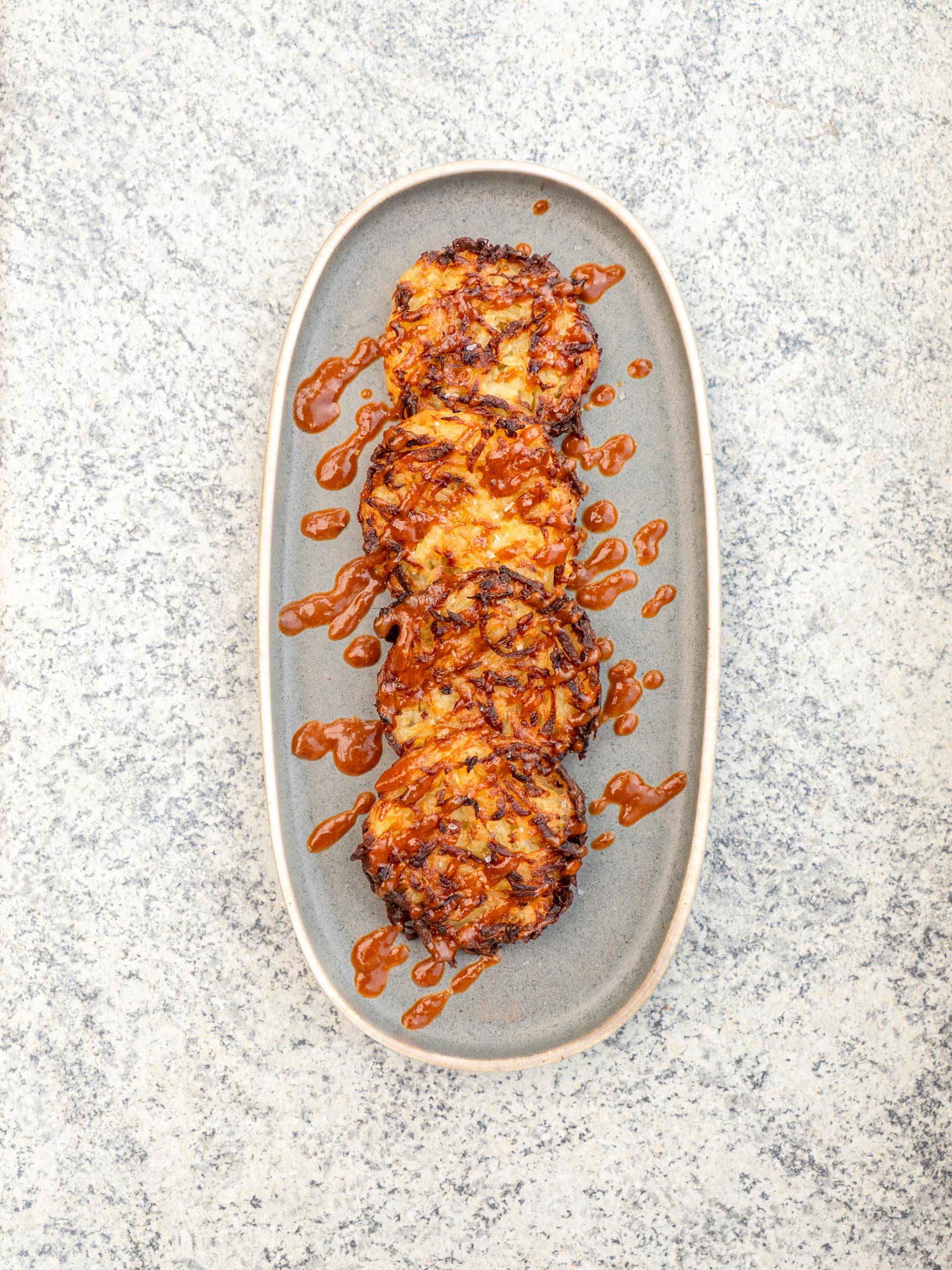 Pomme paillasson à l’Irlandaise & sauce barbecue à la Guinness - Recette Easy Fry XL Surface | Moulinex