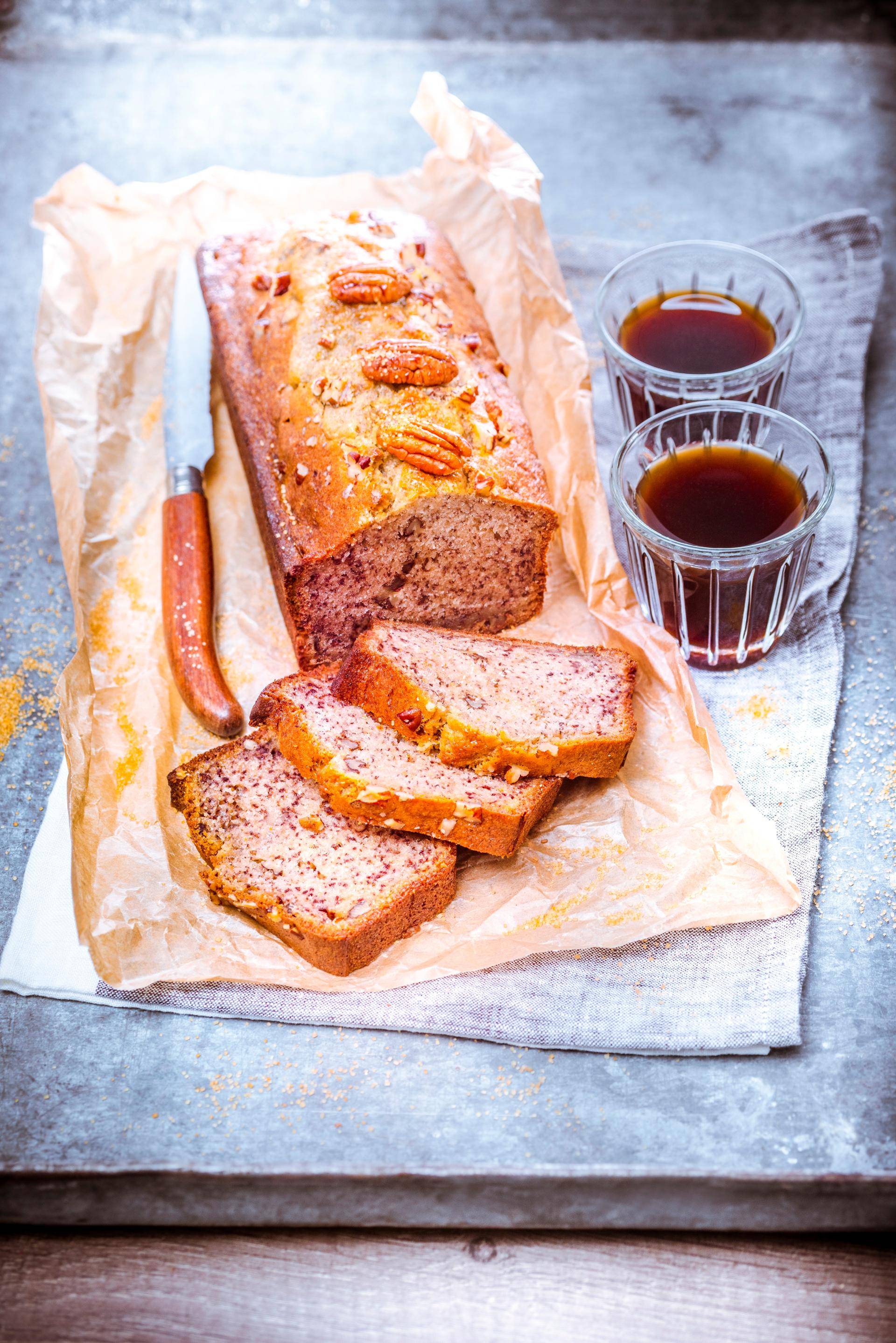 Banana bread aux noix de pécan - Recepten Companion | Moulinex