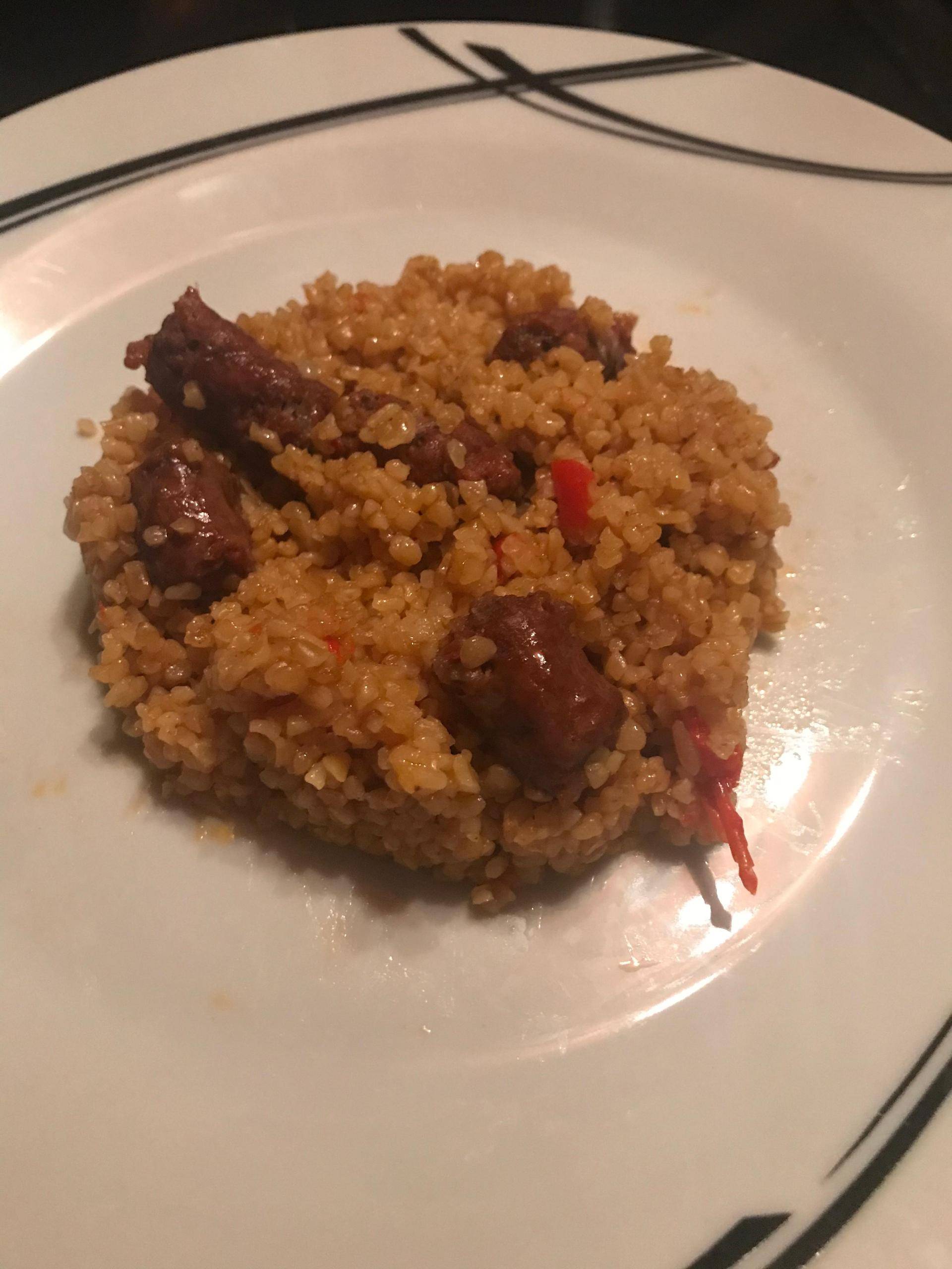 Boulgour merguez poivron - Recepten Cookeo | Moulinex