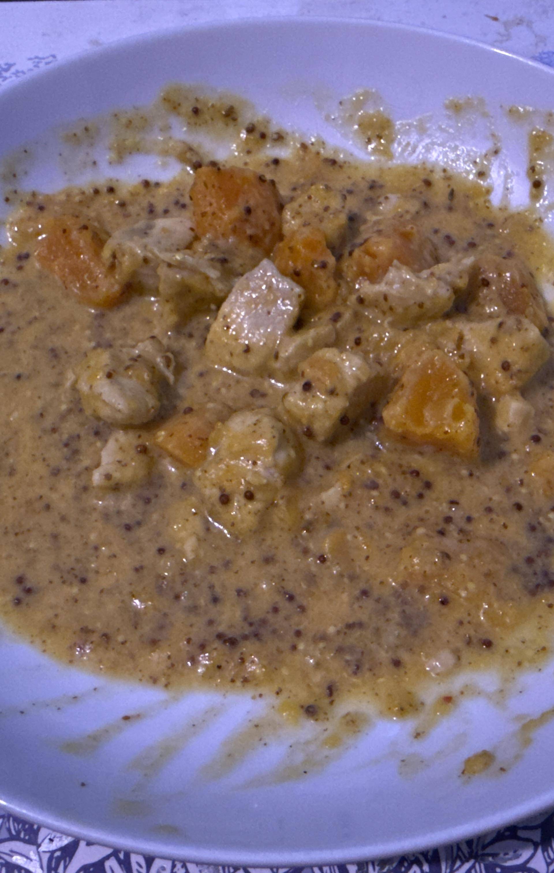 Poulet Moutarde à l'Ancienne et Patates Douces - Recette Cookeo 10in1 | Moulinex