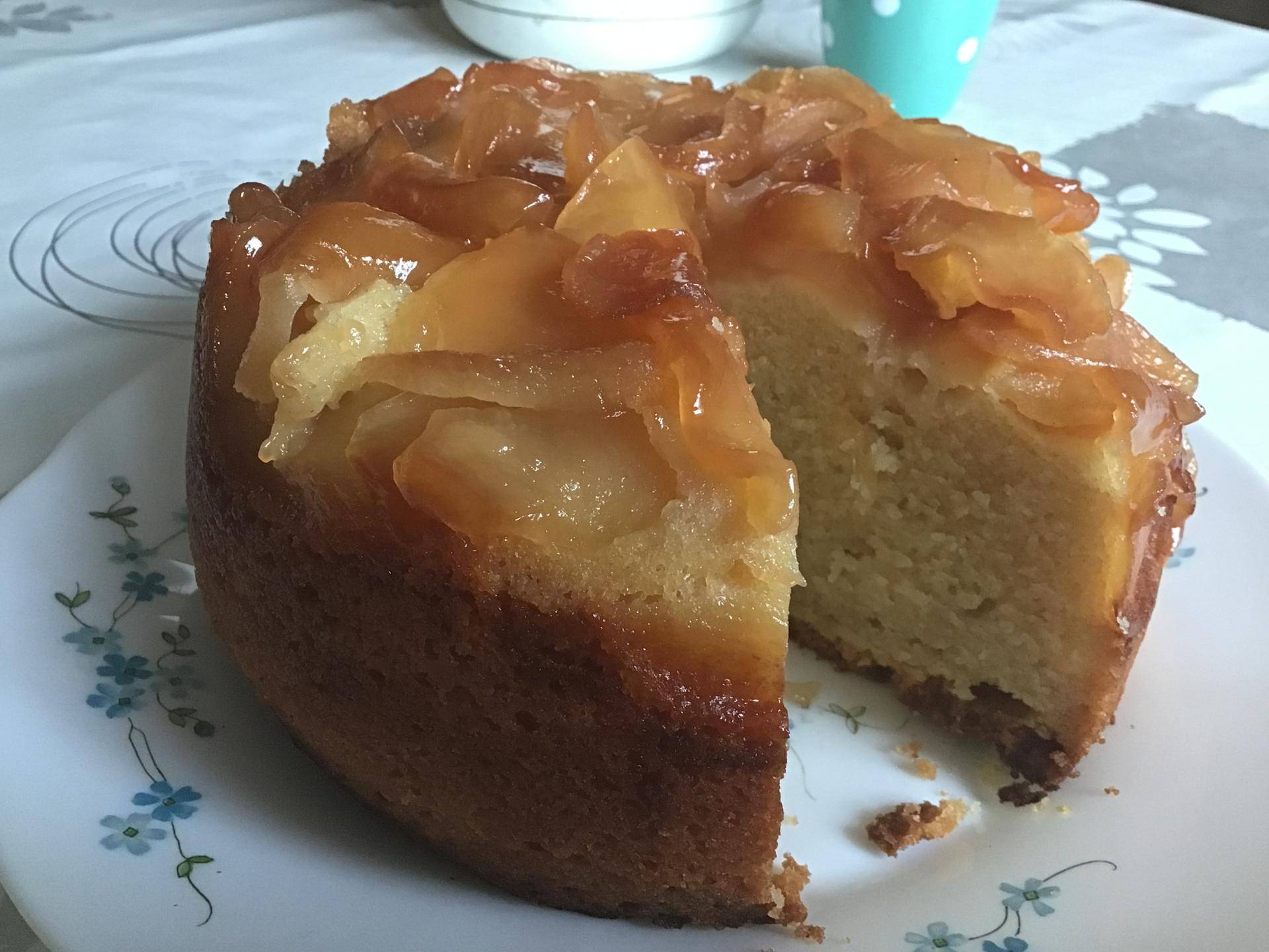 Quatre-quart aux pommes caramélisées - Recette Cookeo V3 | Moulinex