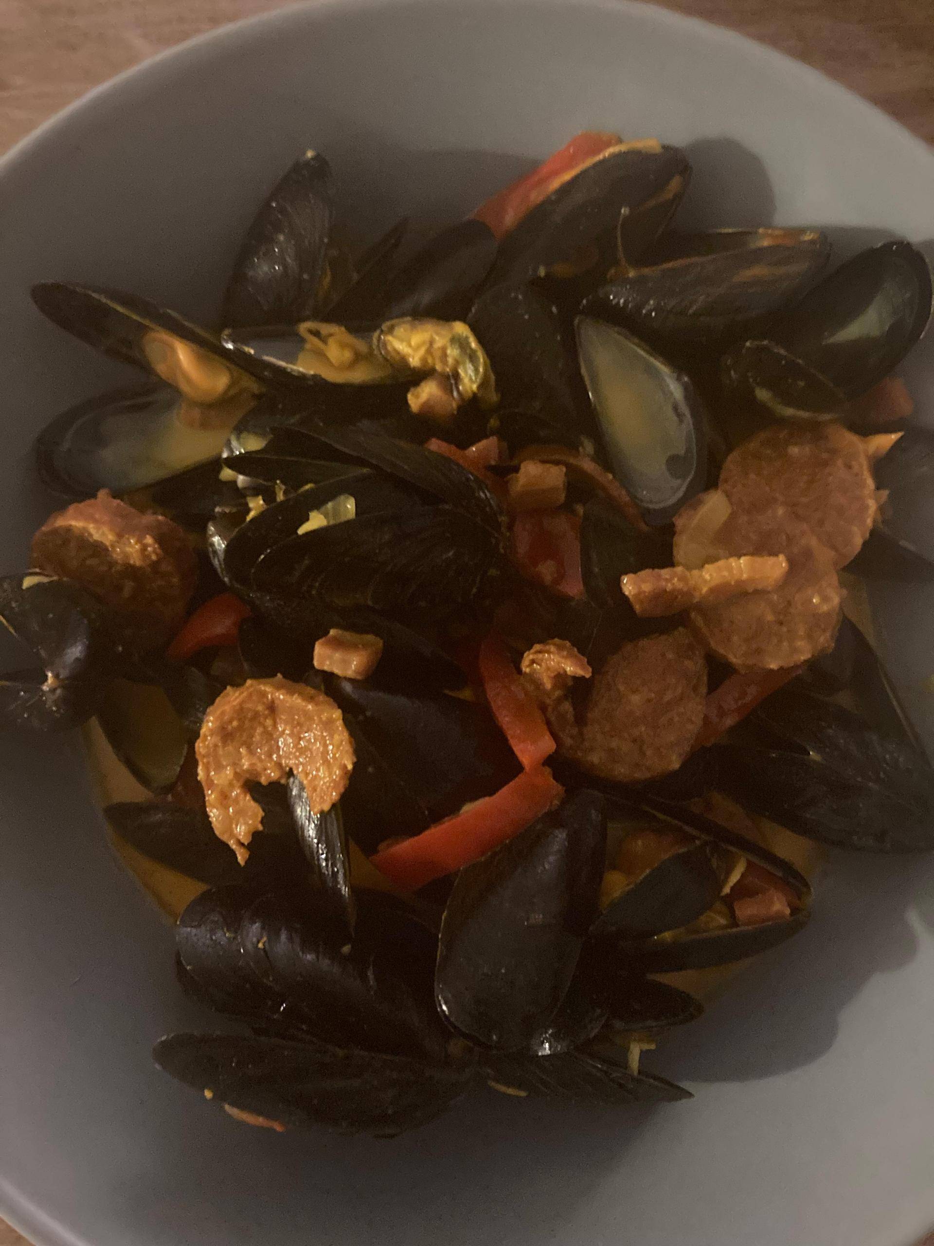 Moules chorizo lardons - Recepten Cookeo | Moulinex