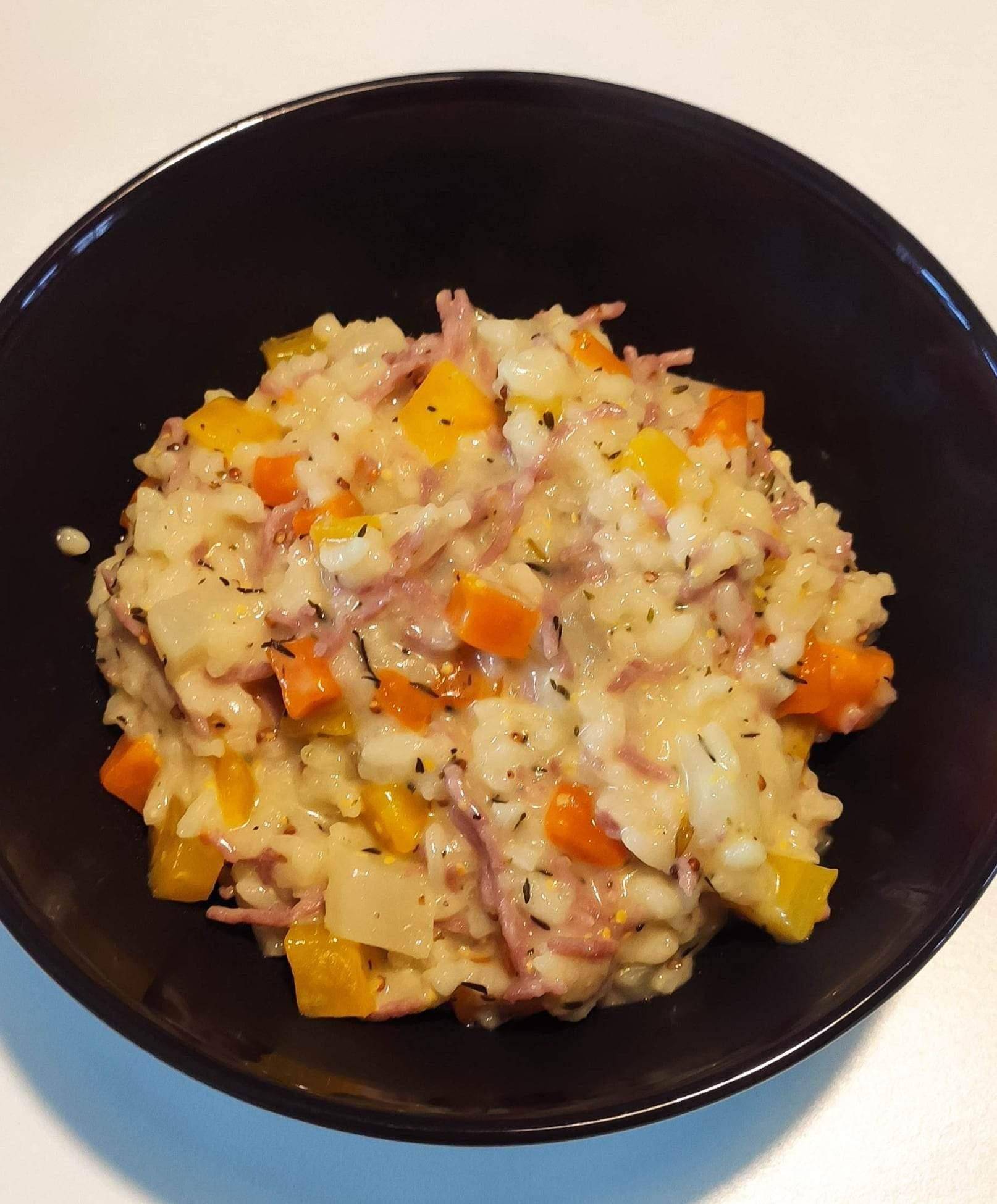 Risotto aux Navet, Carottes et Jambon - Recepten Cookeo | Moulinex