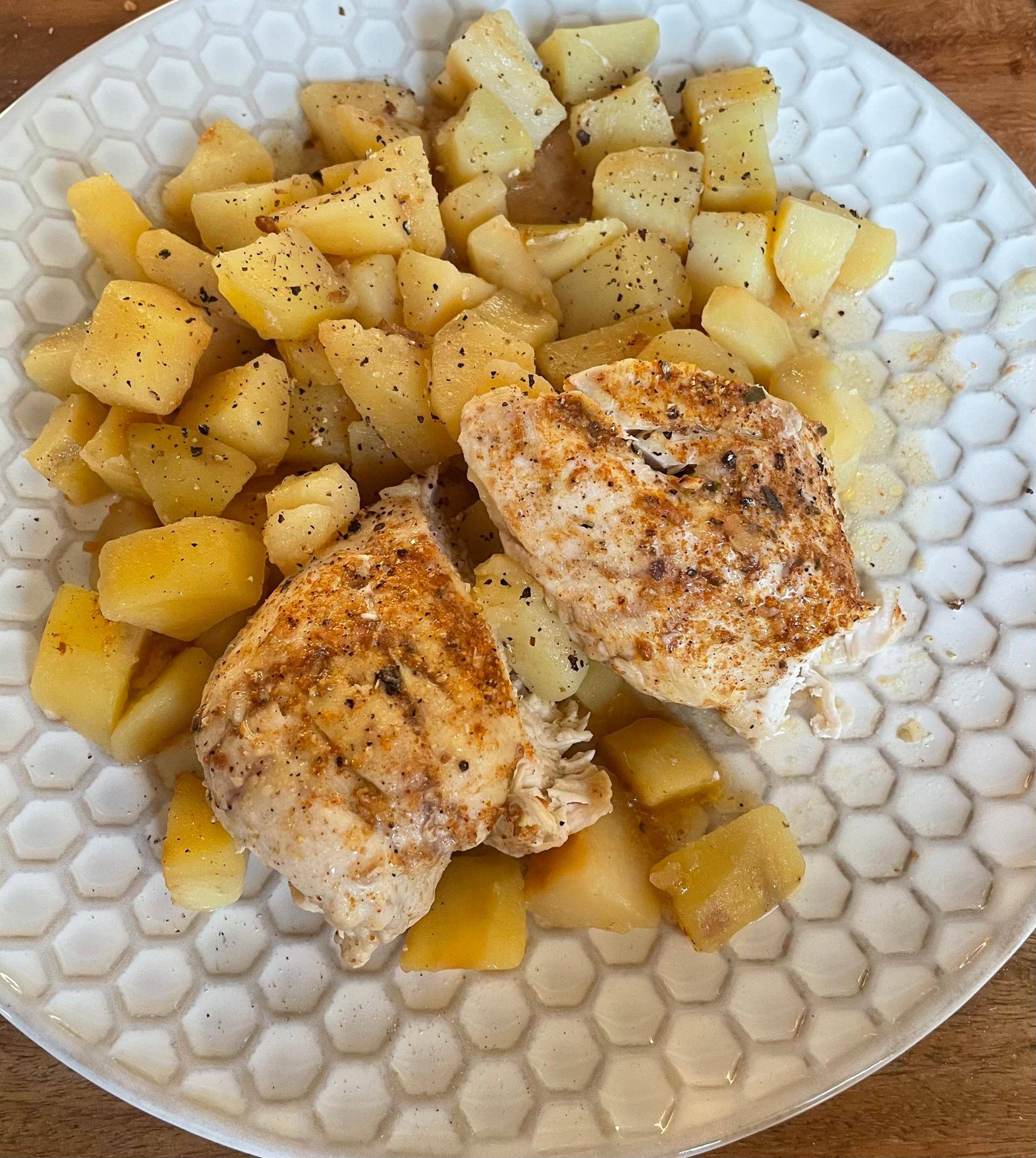 Filet de poulet et pdt fondantes - Recette Cookeo | Moulinex