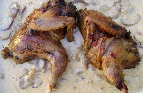 Cailles sauce foie gras - Recette Cookeo V3 | Moulinex