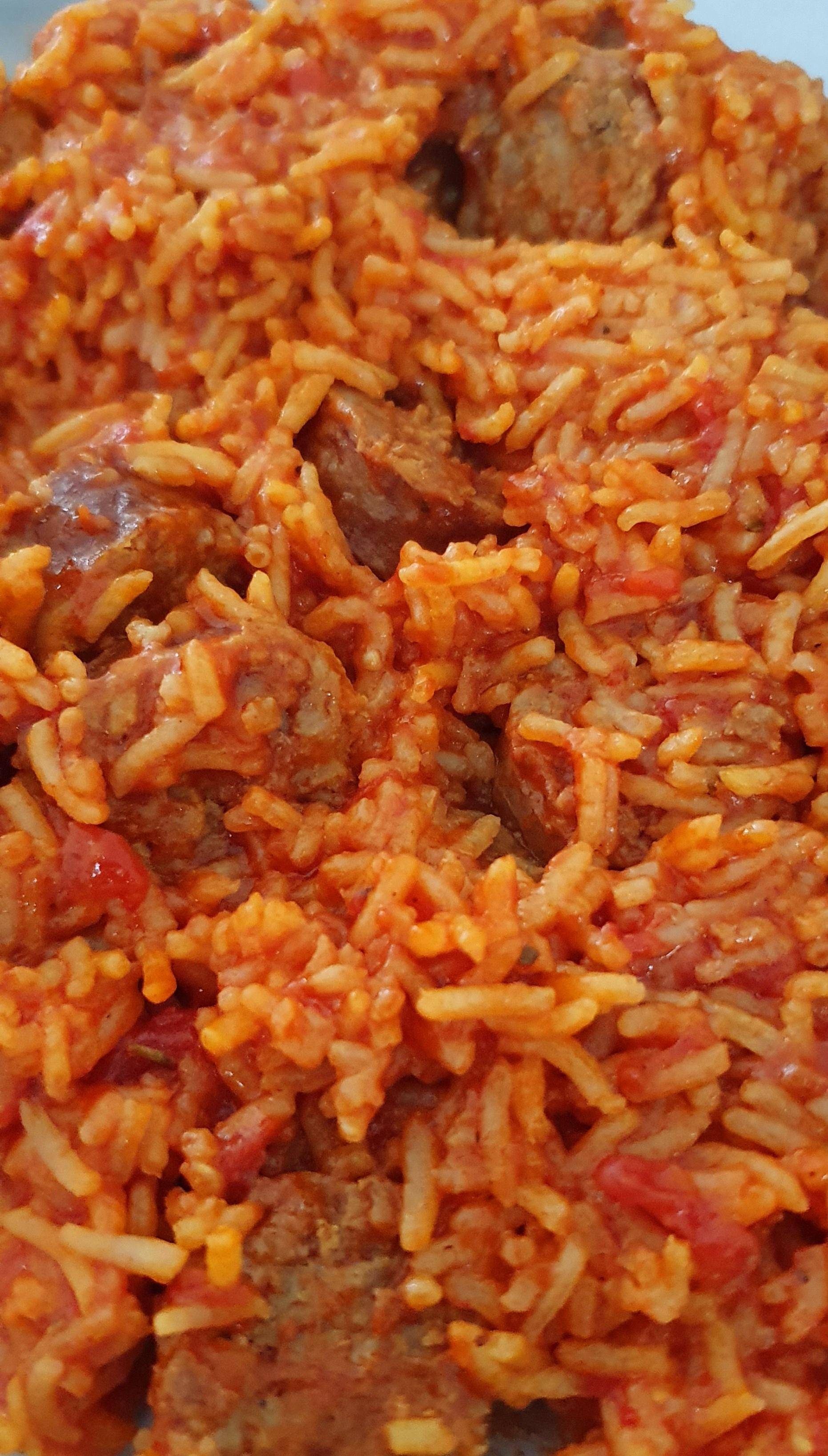 Riz saucisse façon rougail - Recepten Cookeo | Moulinex
