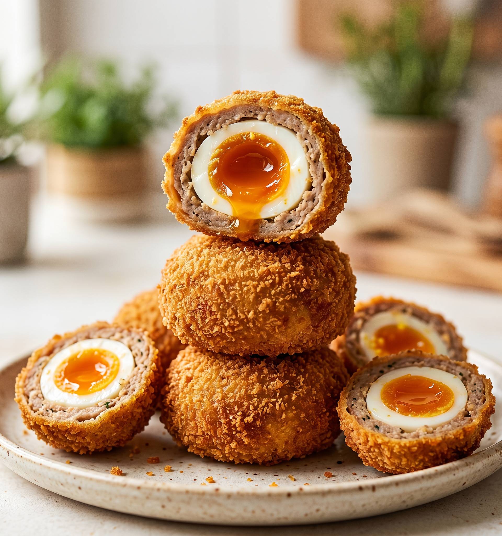 Scotch eggs - Recepten Easy Fry Max | Moulinex