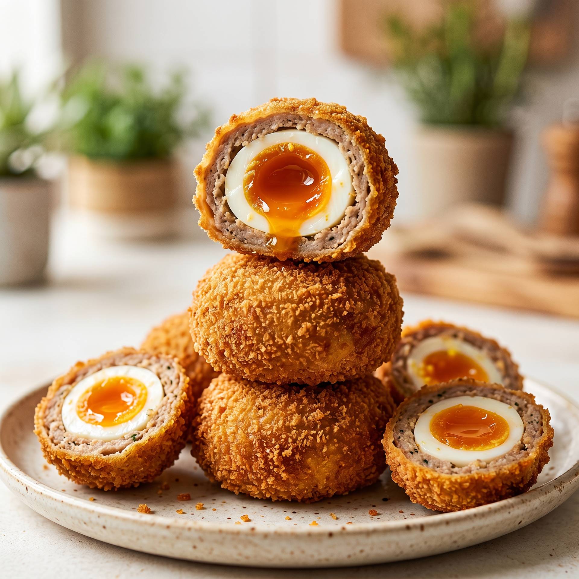 Scotch eggs - Recepten Easy Fry Max | Moulinex