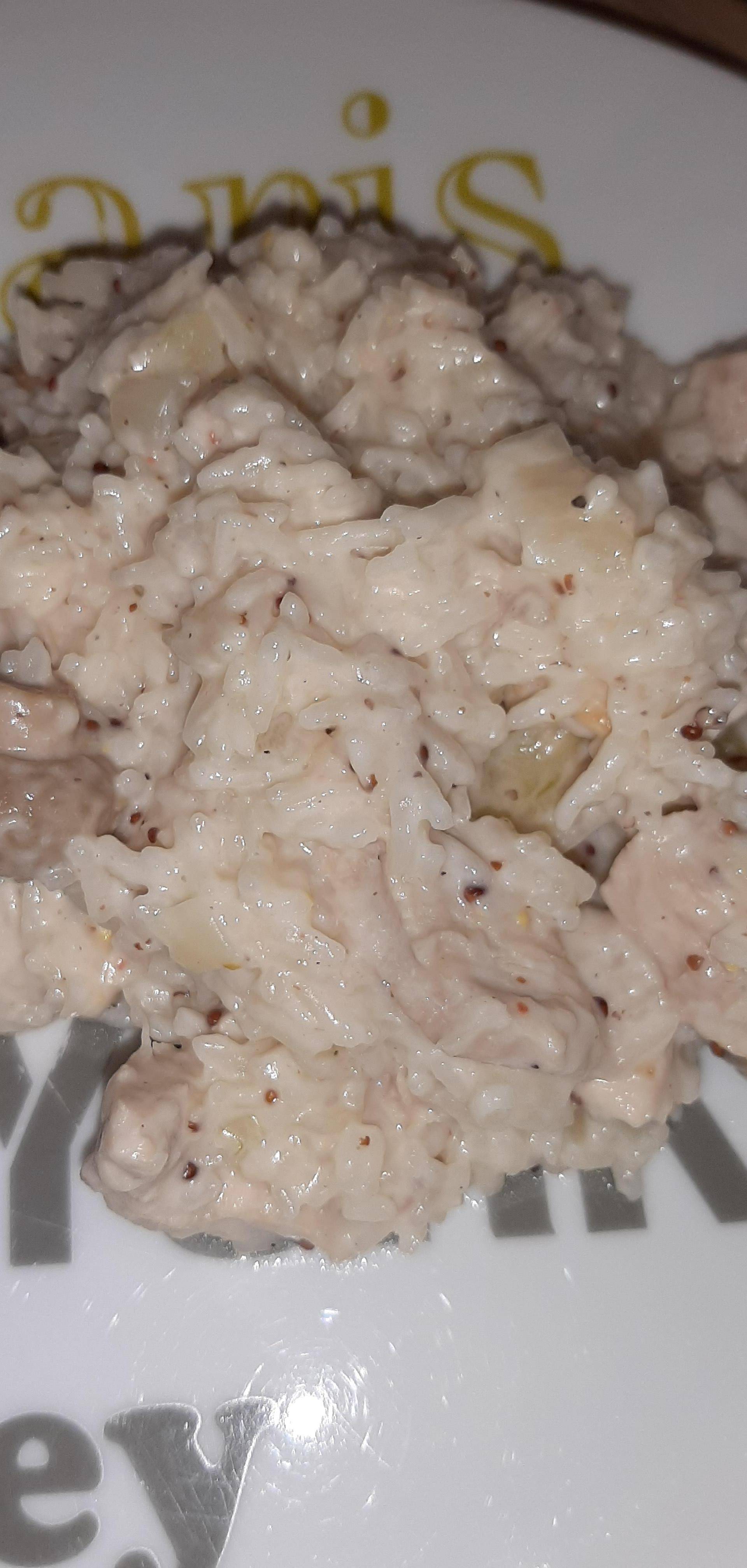 Dinde aux champignons à la crème, moutarde et riz - Recette Cookeo | Moulinex
