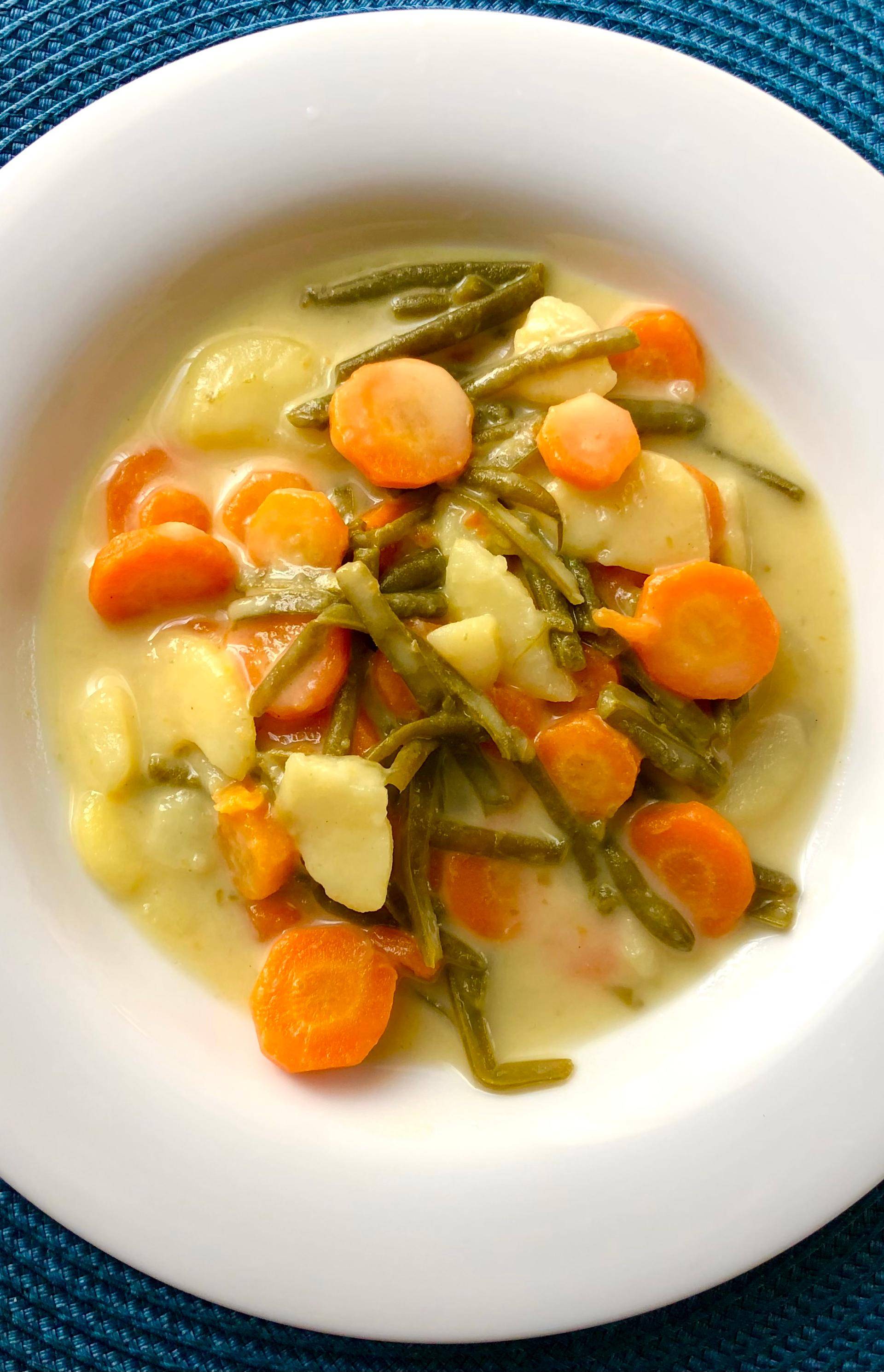 Jardinière de légumes à la crème - Recette Companion Connect | Moulinex