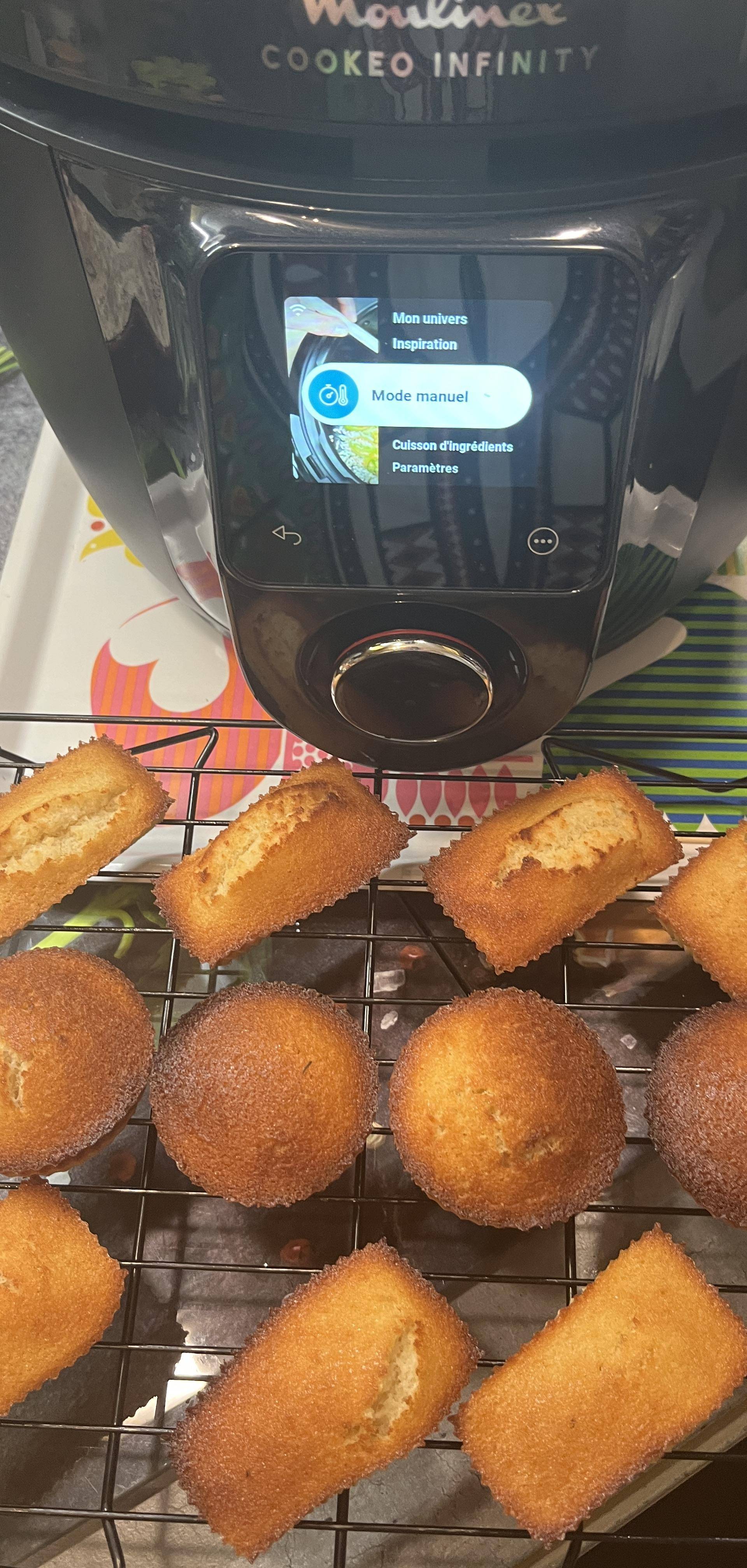 Financier, amende vanille individuel - Recette Cookeo Infinity Autostir | Moulinex
