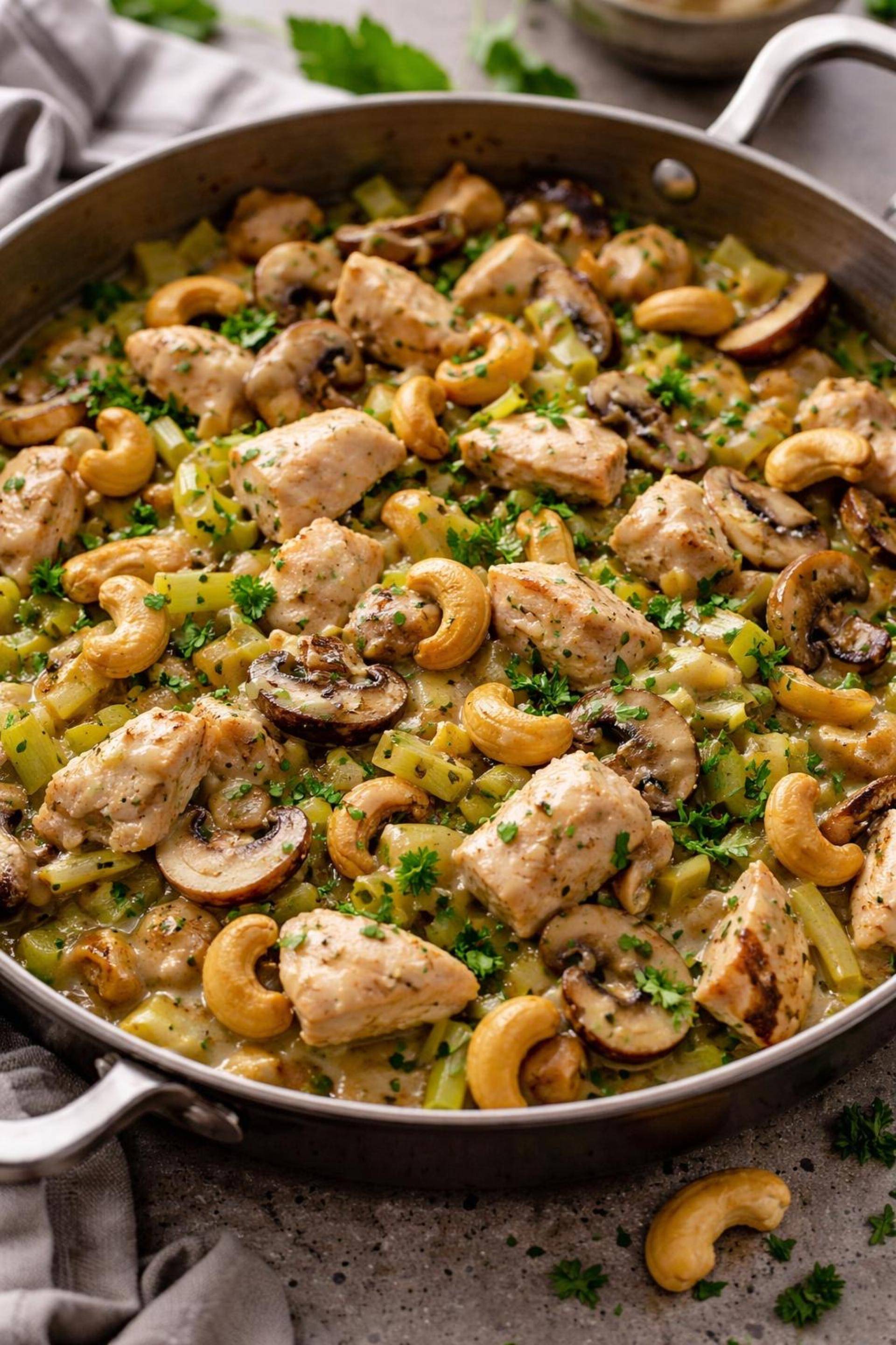 Poulet coco champignons poireaux façon Thaï - Recette Companion Connect XL | Moulinex