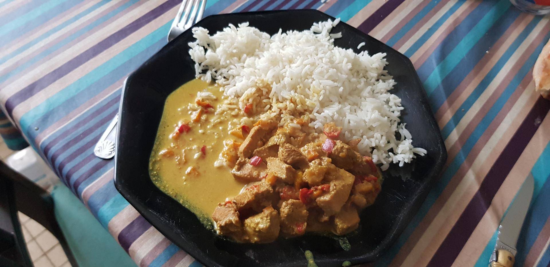 Poulet, poivron, curry sauce coco - Recepten Cookeo | Moulinex