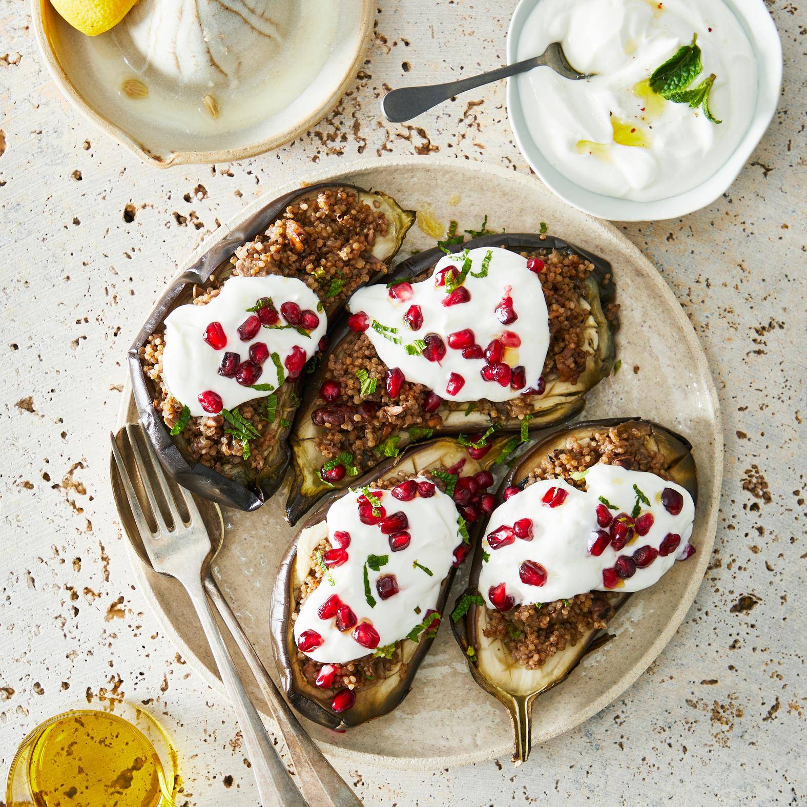 Quinoa met aubergine - Recepten Cookeo | Moulinex