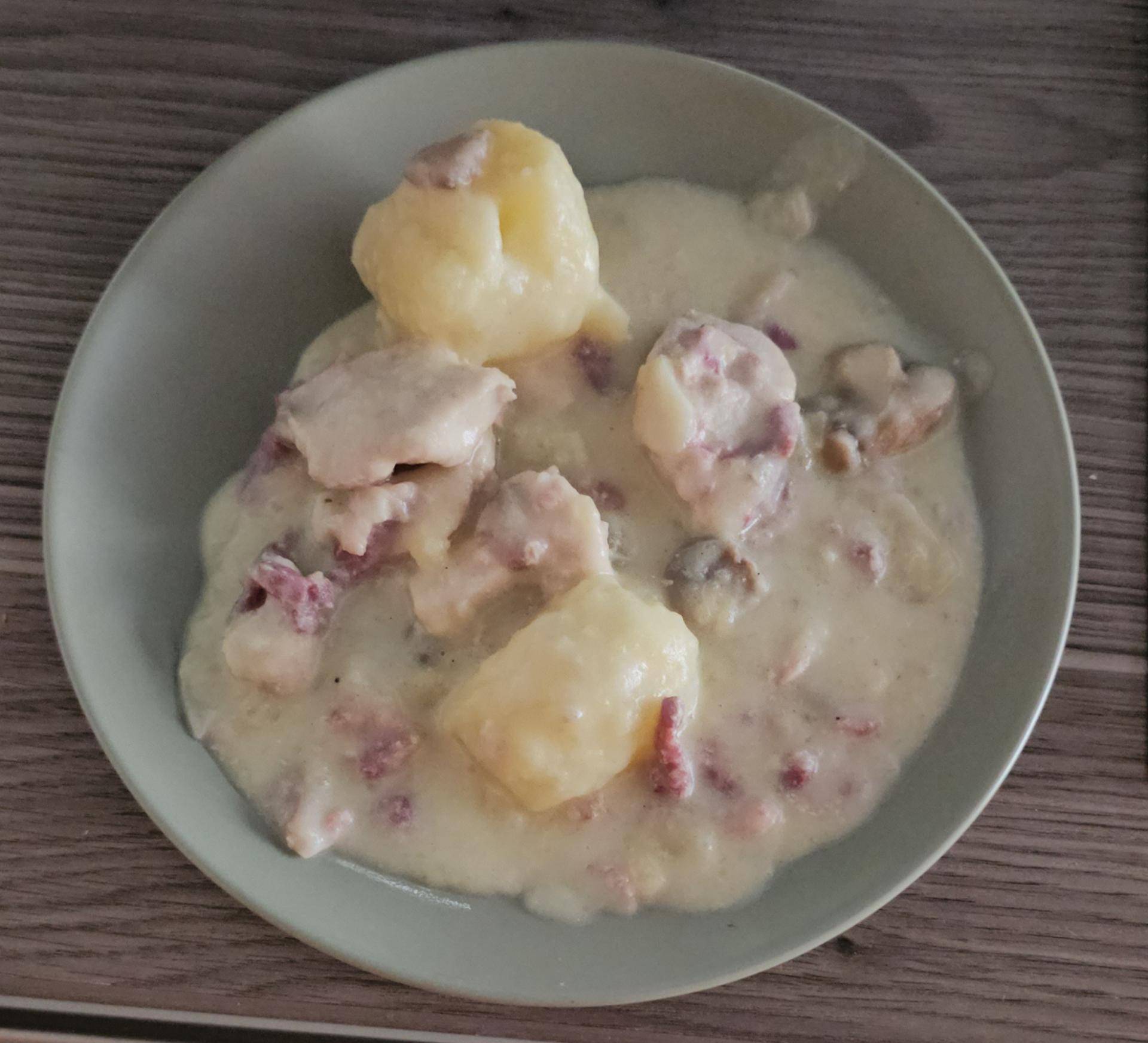 Patata poulet crème - Recette Cookeo V3 | Moulinex
