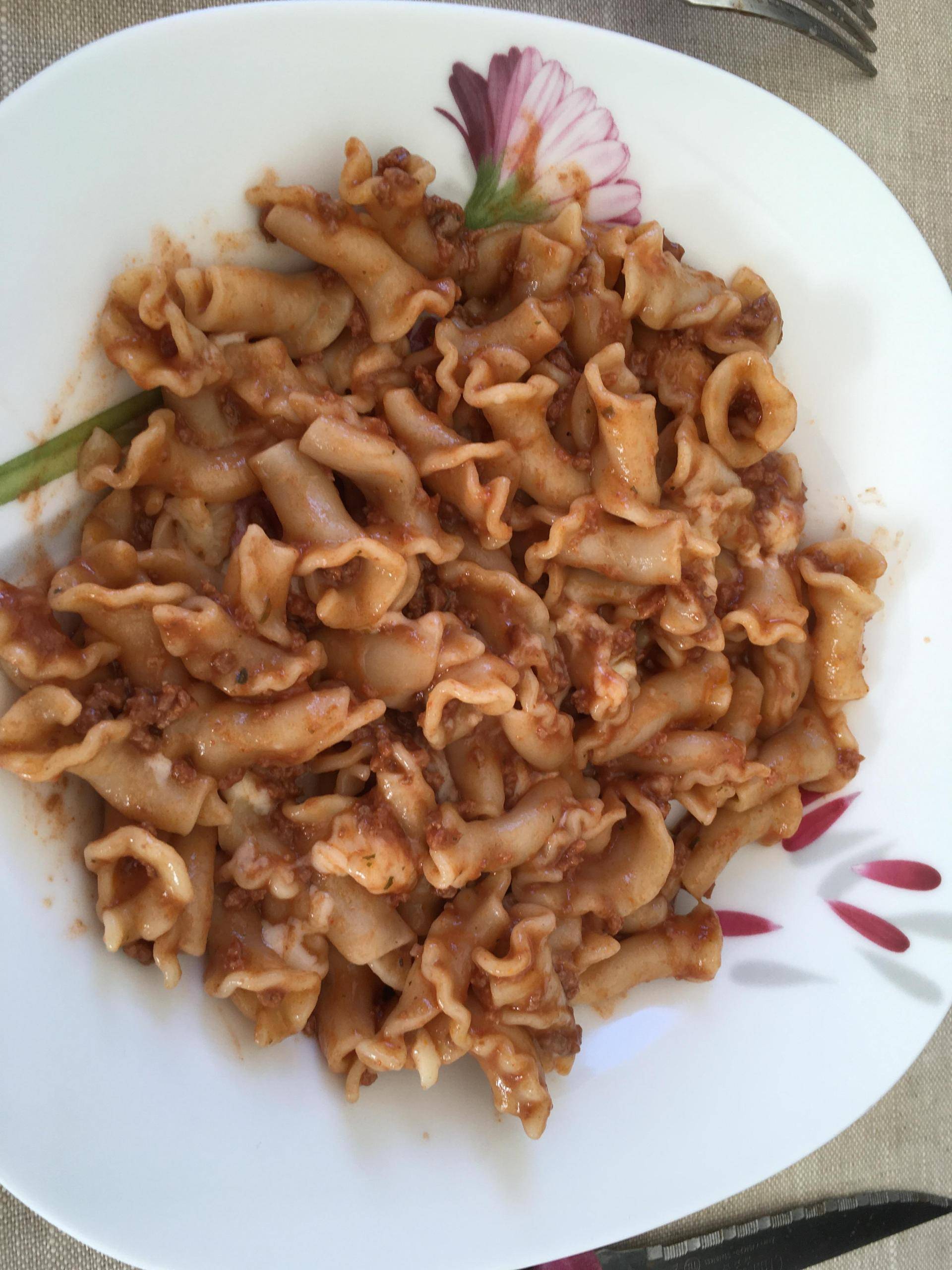 Pâtes tomates bœuf haché - Recette Cookeo | Moulinex