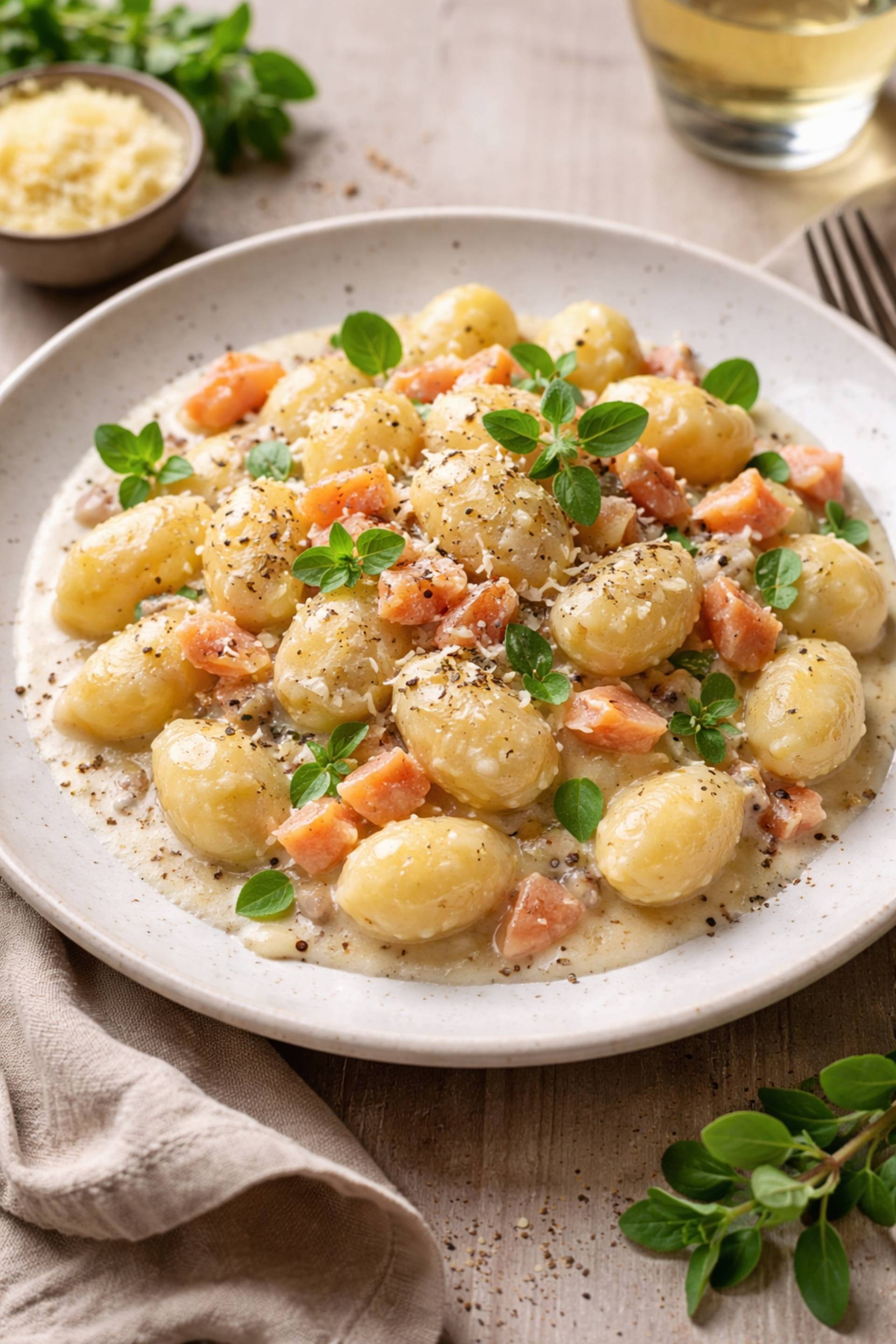 Gnocchi crème saumon fumé - Recette Cookeo V3 | Moulinex