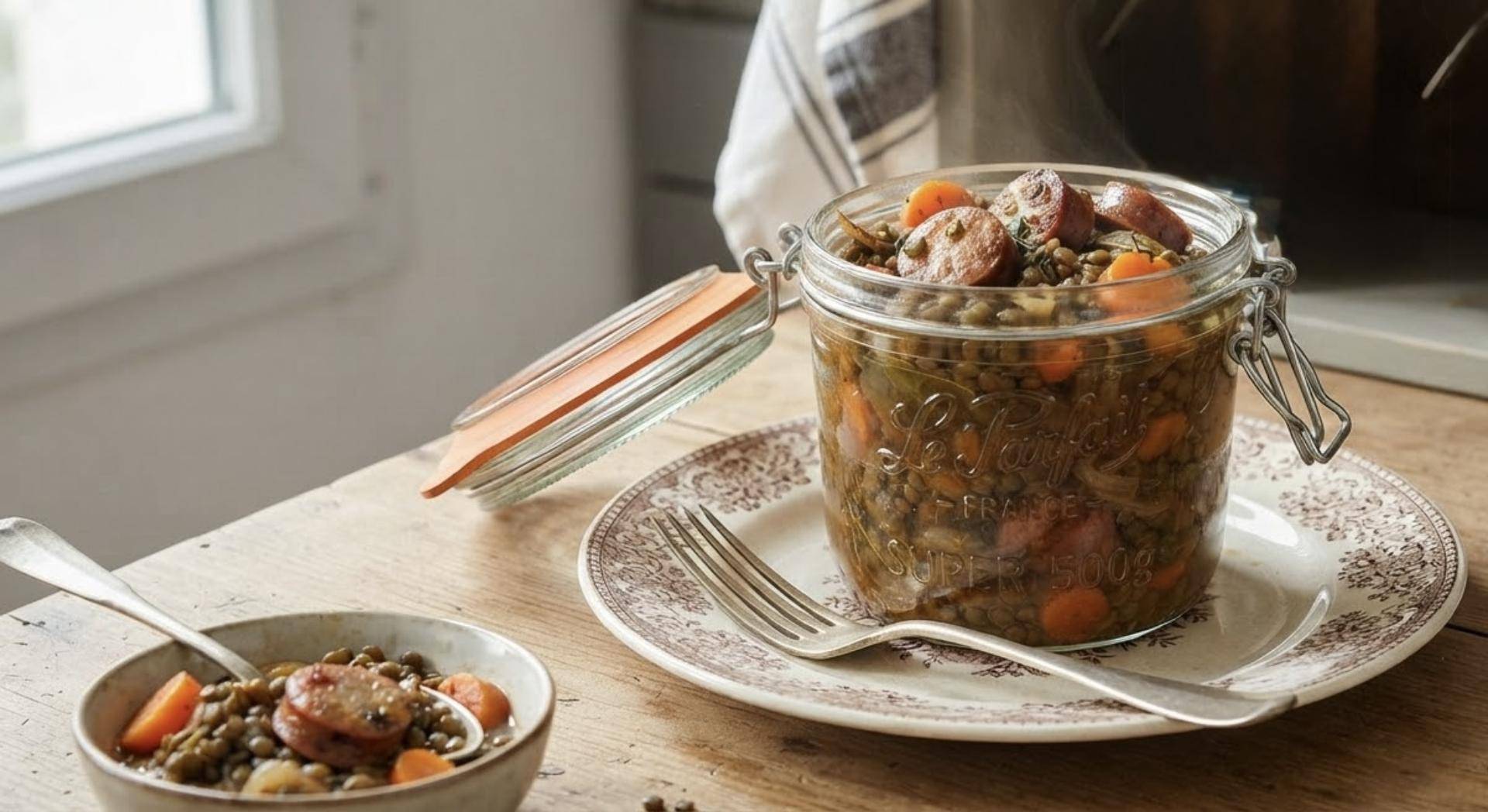 Lentilles saucisses - Recette Cookeo 9in1 | Moulinex