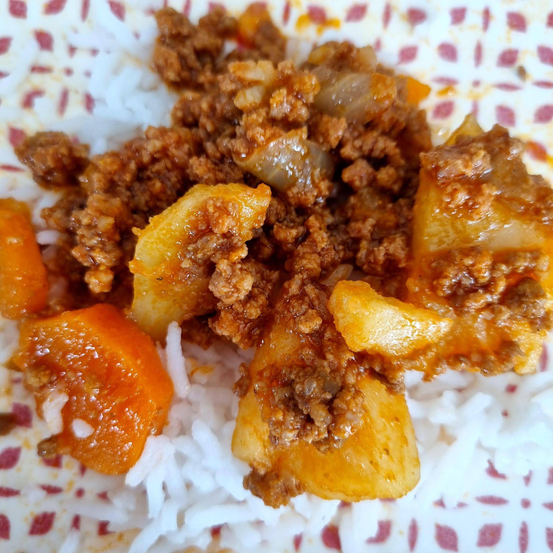 Curry de viande hachée, pomme de terre et carotte - Recepten Cookeo | Moulinex