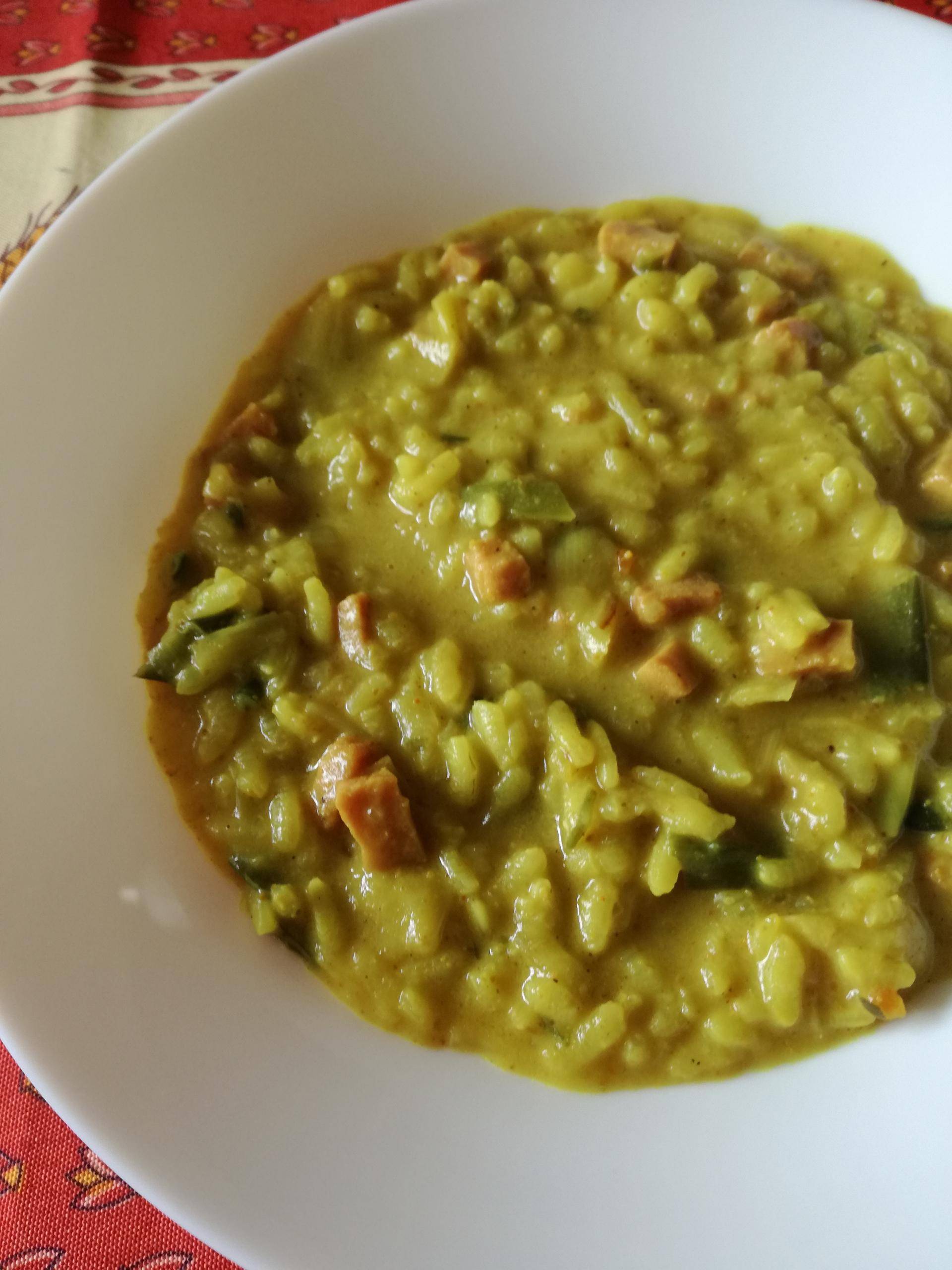 Risotto poireaux jambon curry - Recepten Cookeo | Moulinex