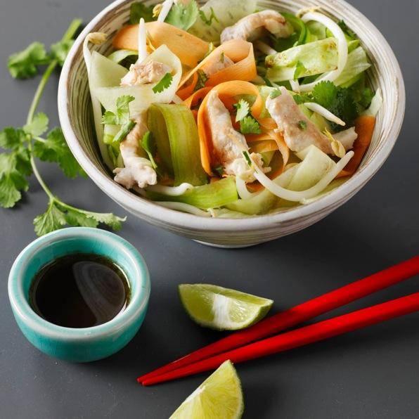 Salade de poulet asiatique - Recette Companion | Moulinex