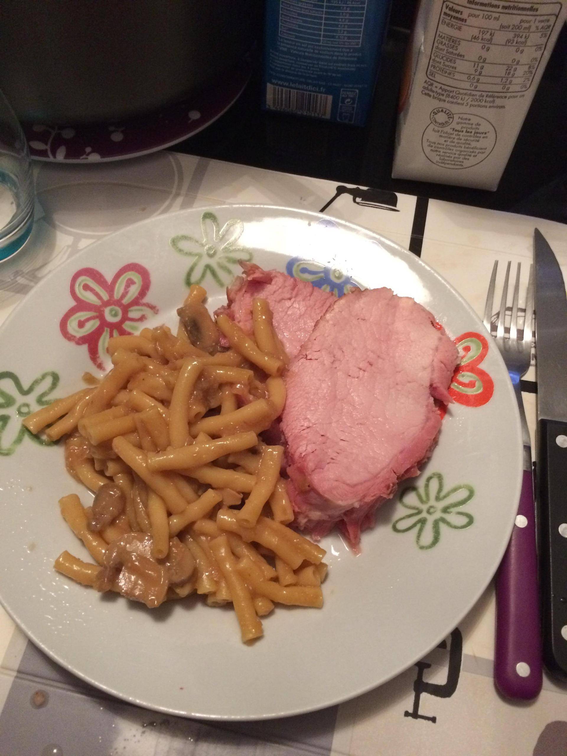 Rôti de porc sauce à la bière et aux champignons - Recepten Cookeo | Moulinex
