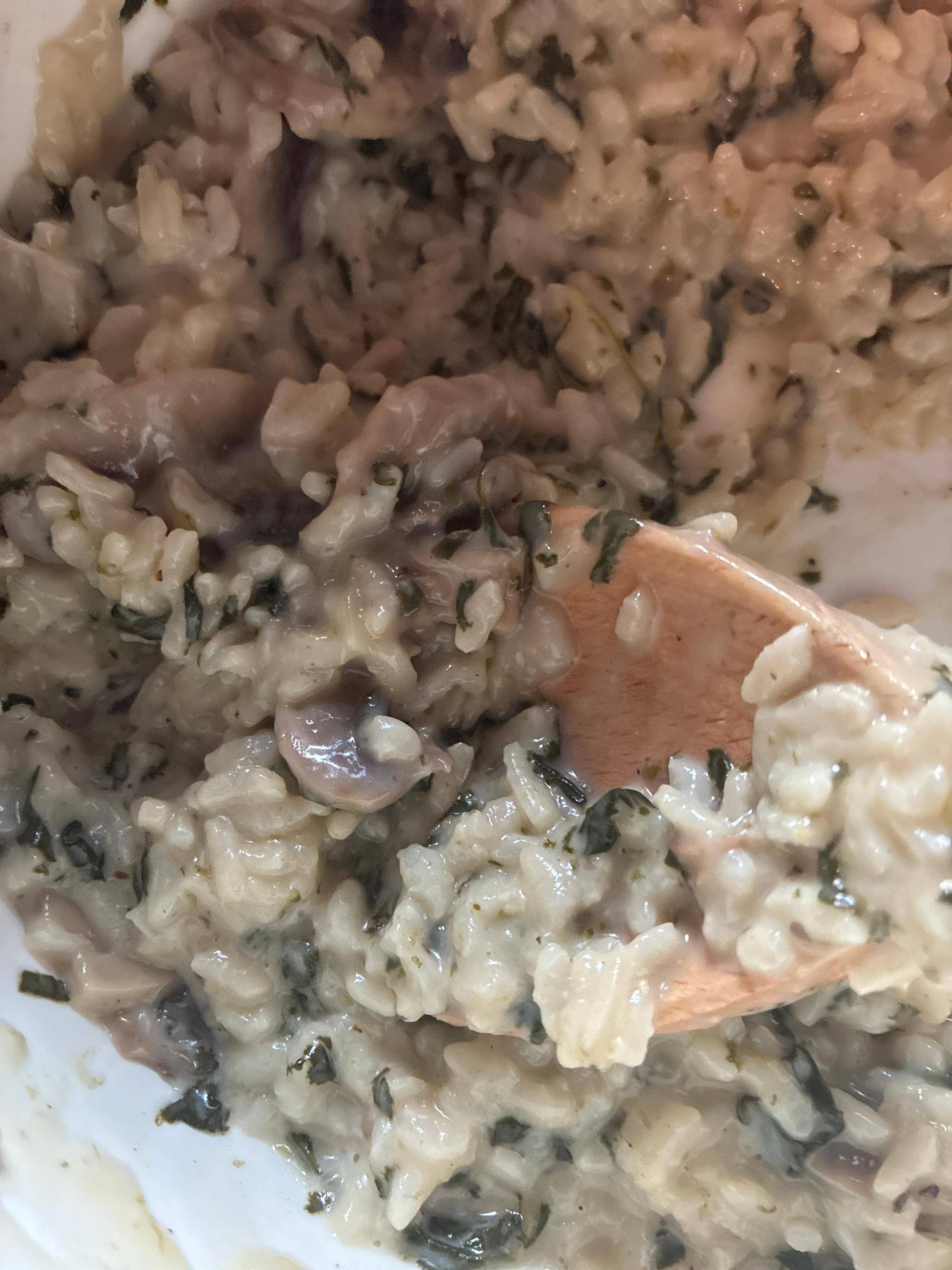 Risotto épinards champignons - Recette Cookeo V3 | Moulinex