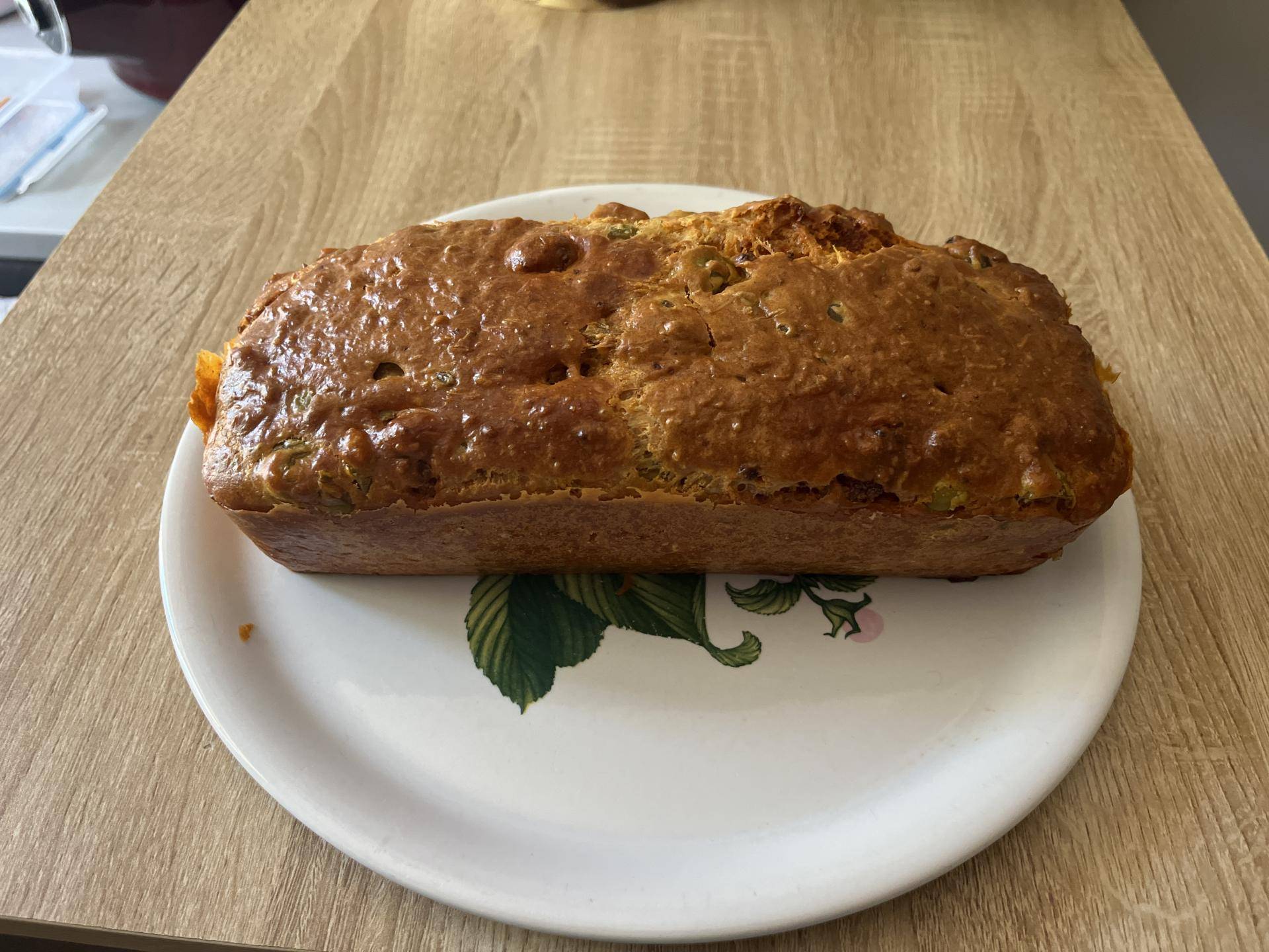 Cake chorizo et olives vertes - Recette Companion Connect XL | Moulinex