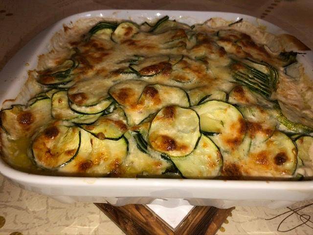 Gratin de courgettes au comté et lardons - Recepten Companion Connect XL | Moulinex