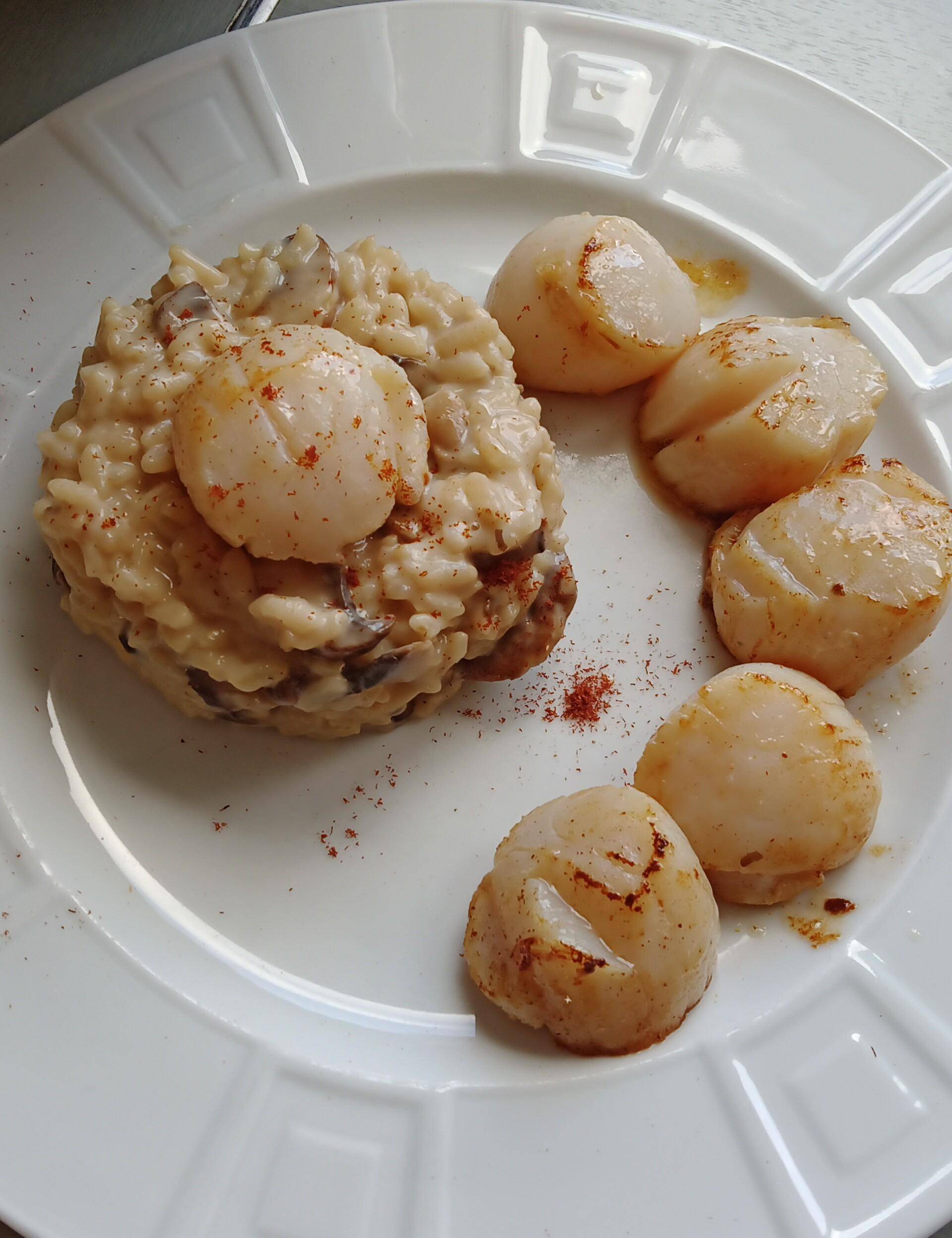 RISOTTO à la Normande et Noix de Saint Jacques snackees - Recette Cookeo Infinity Autostir | Moulinex