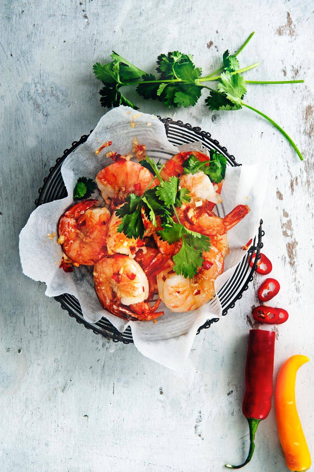 Chili-gamba's met aioli - Recepten EASY FRY & GRILL 2 in 1 DIGITAL | Moulinex