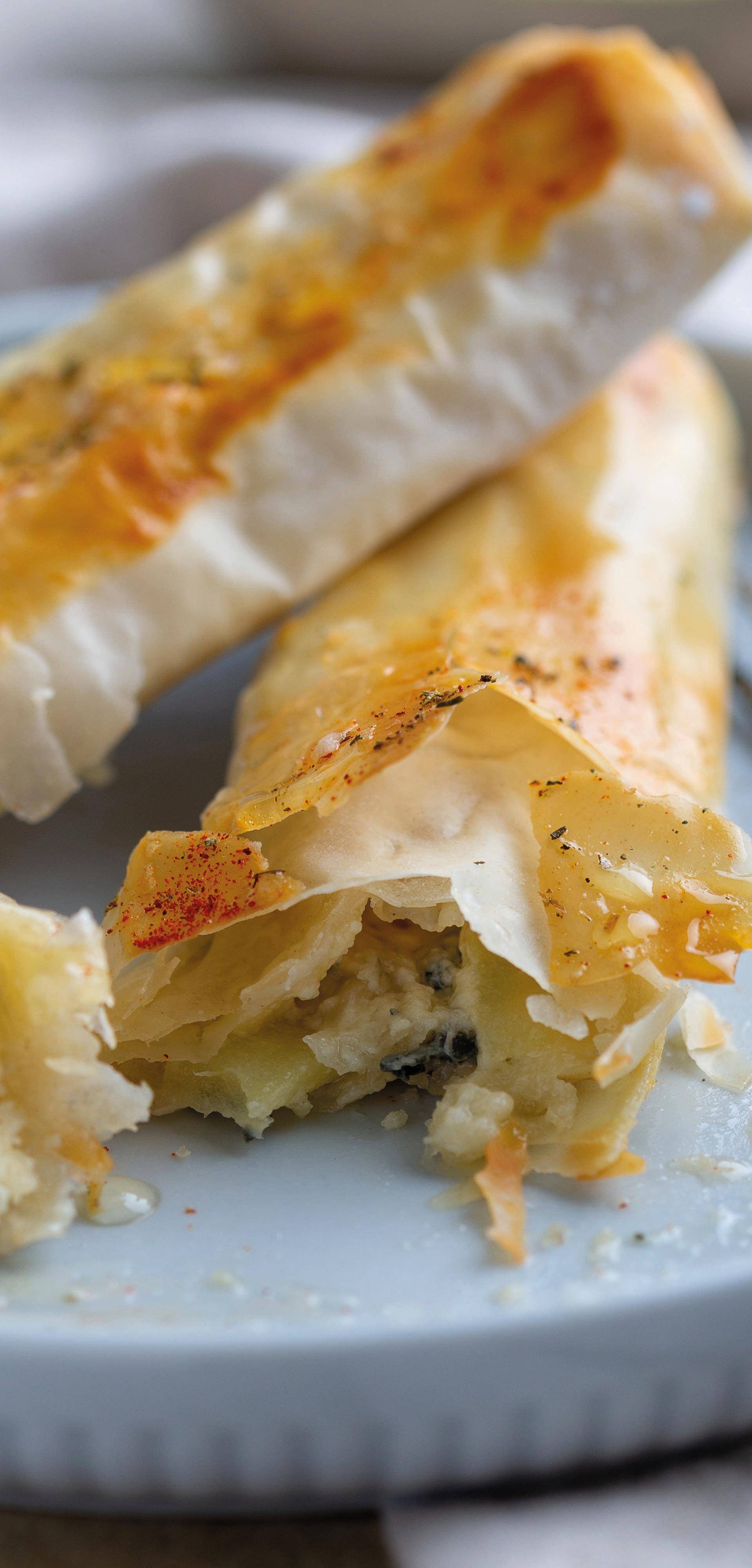 Cigares de filo à la feta - Recette Easy Fry Compact | Moulinex