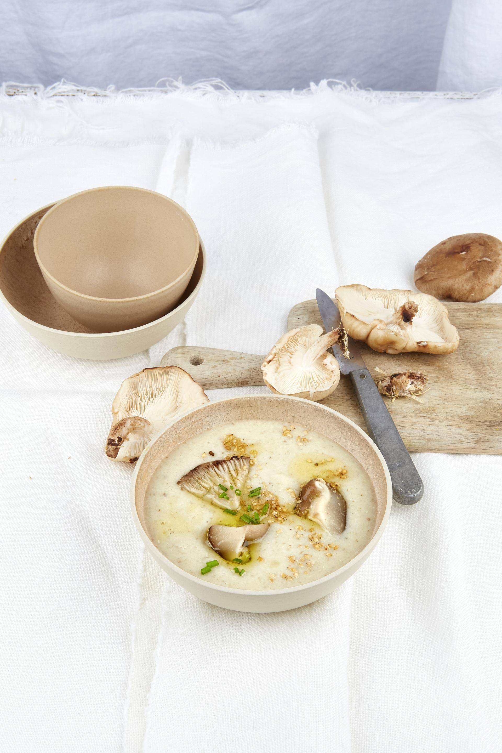 Velouté de shiitakés au tofu soyeux - Recette Soup & Co | Moulinex