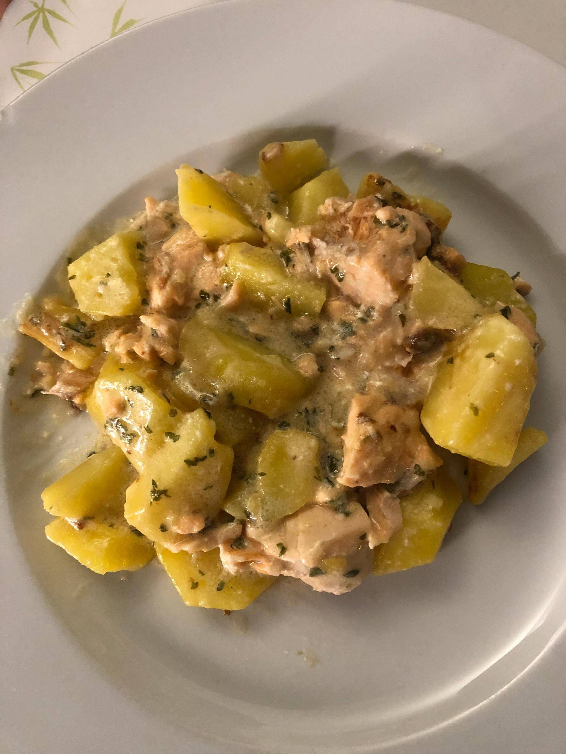 Saumon et pommes de terre à la crème - Recepten Cookeo V3 | Moulinex