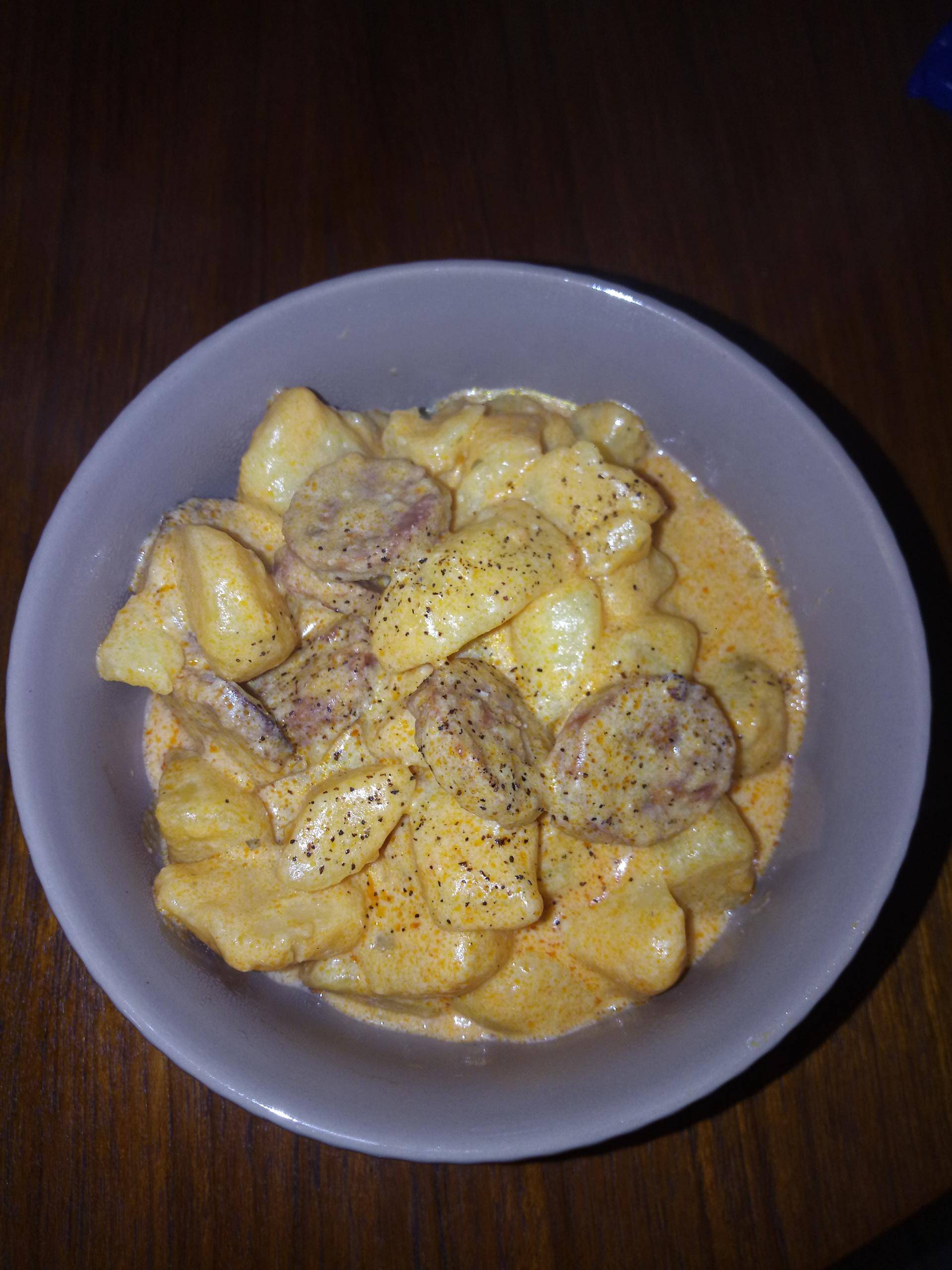 Pommes de terre et chorizo au boursin - Recepten Cookeo | Moulinex