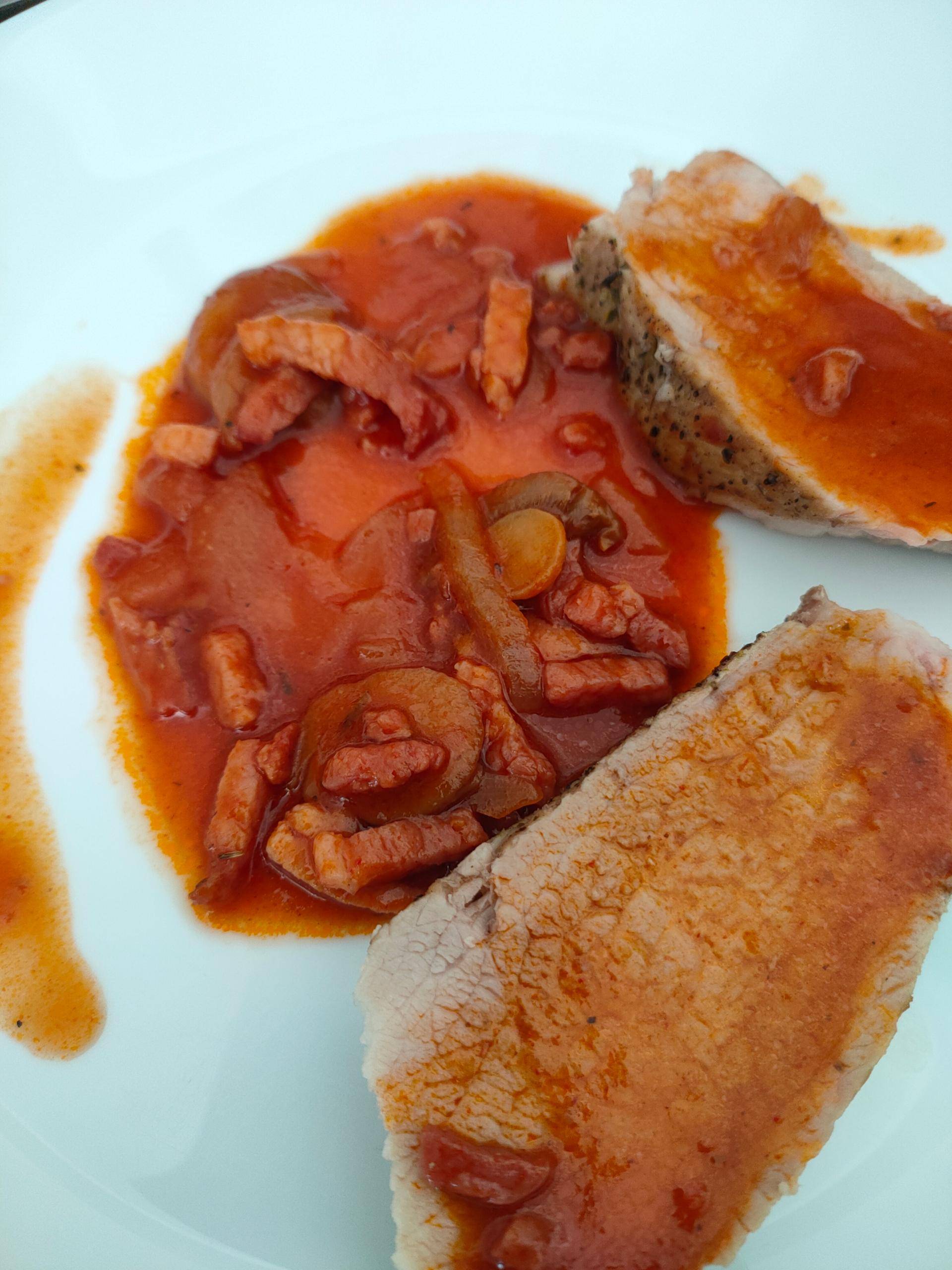 Rouelle de jambon sauce au porto - Recepten Cookeo | Moulinex