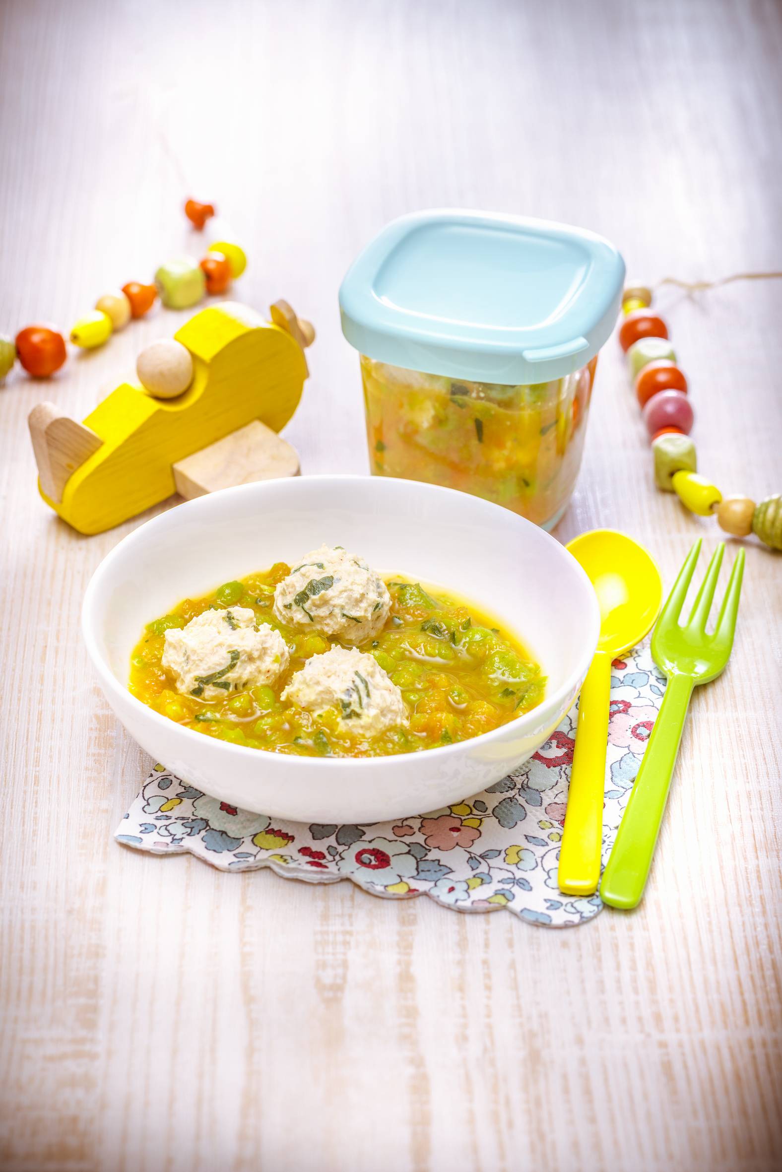 Poisson et légumes à la tomate pour bébé - Recette Companion | Moulinex