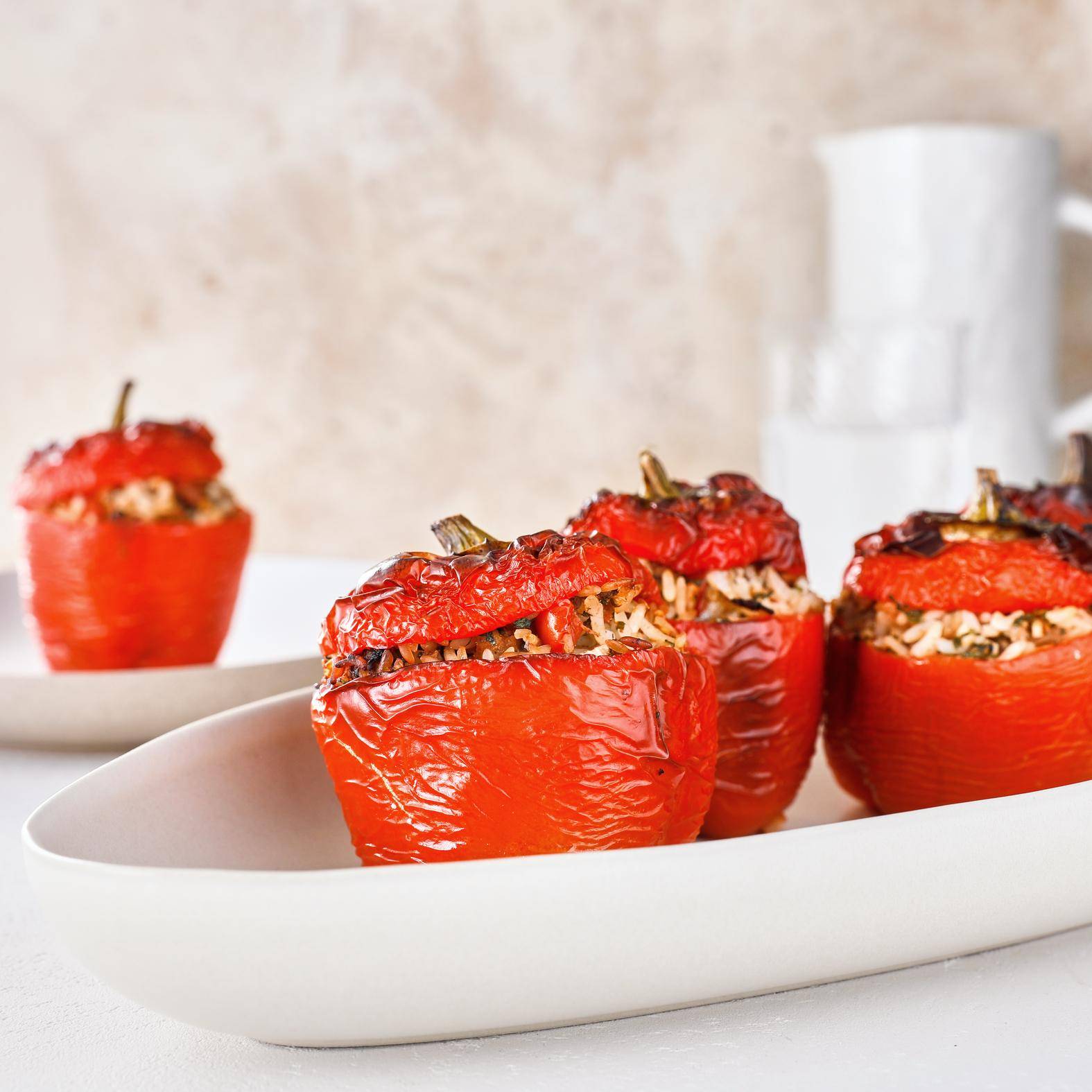 Poivrons farcis - Recepten Easy Fry Max | Moulinex