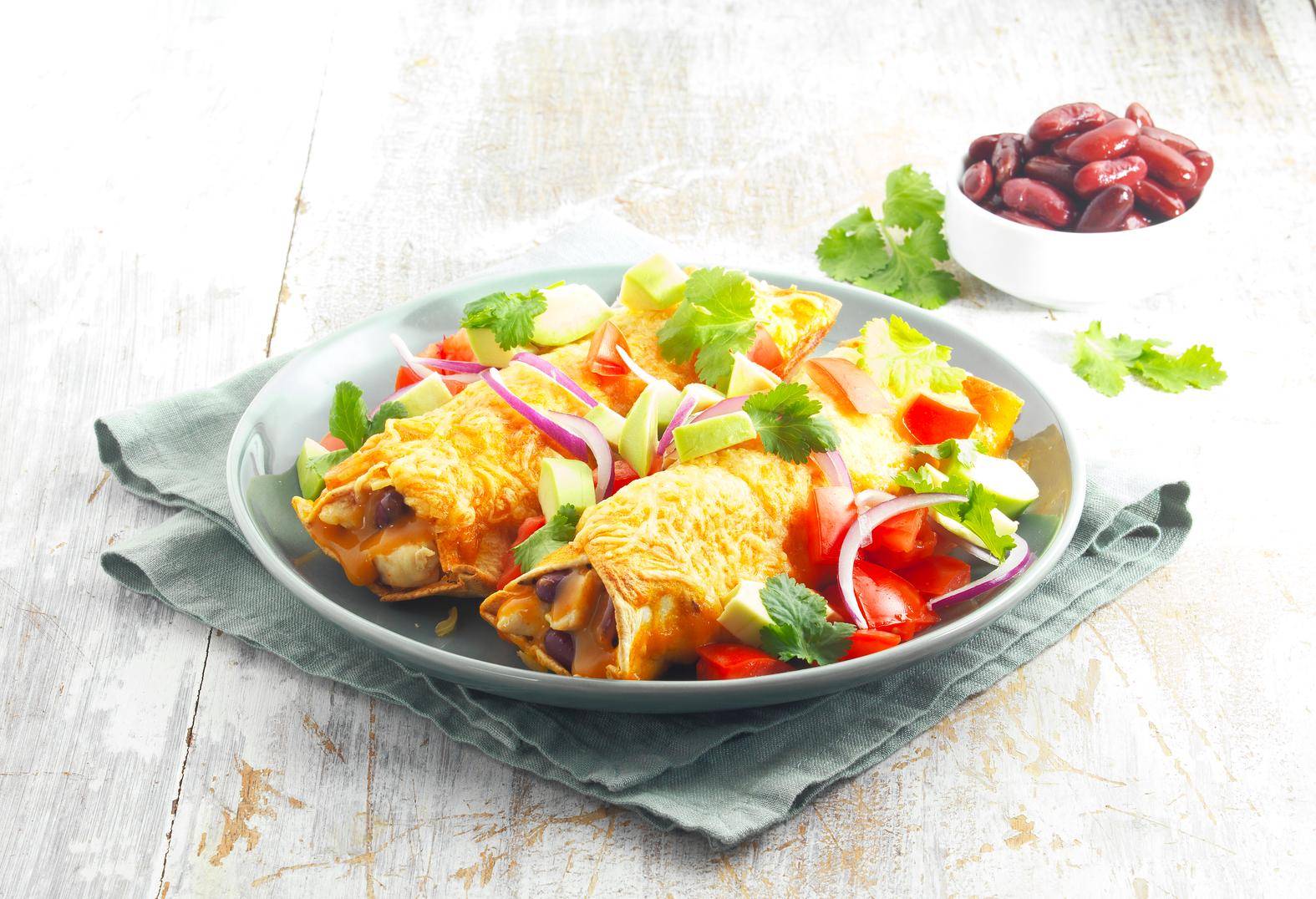 Enchiladas au poulet - Recepten Cook'in One | Moulinex