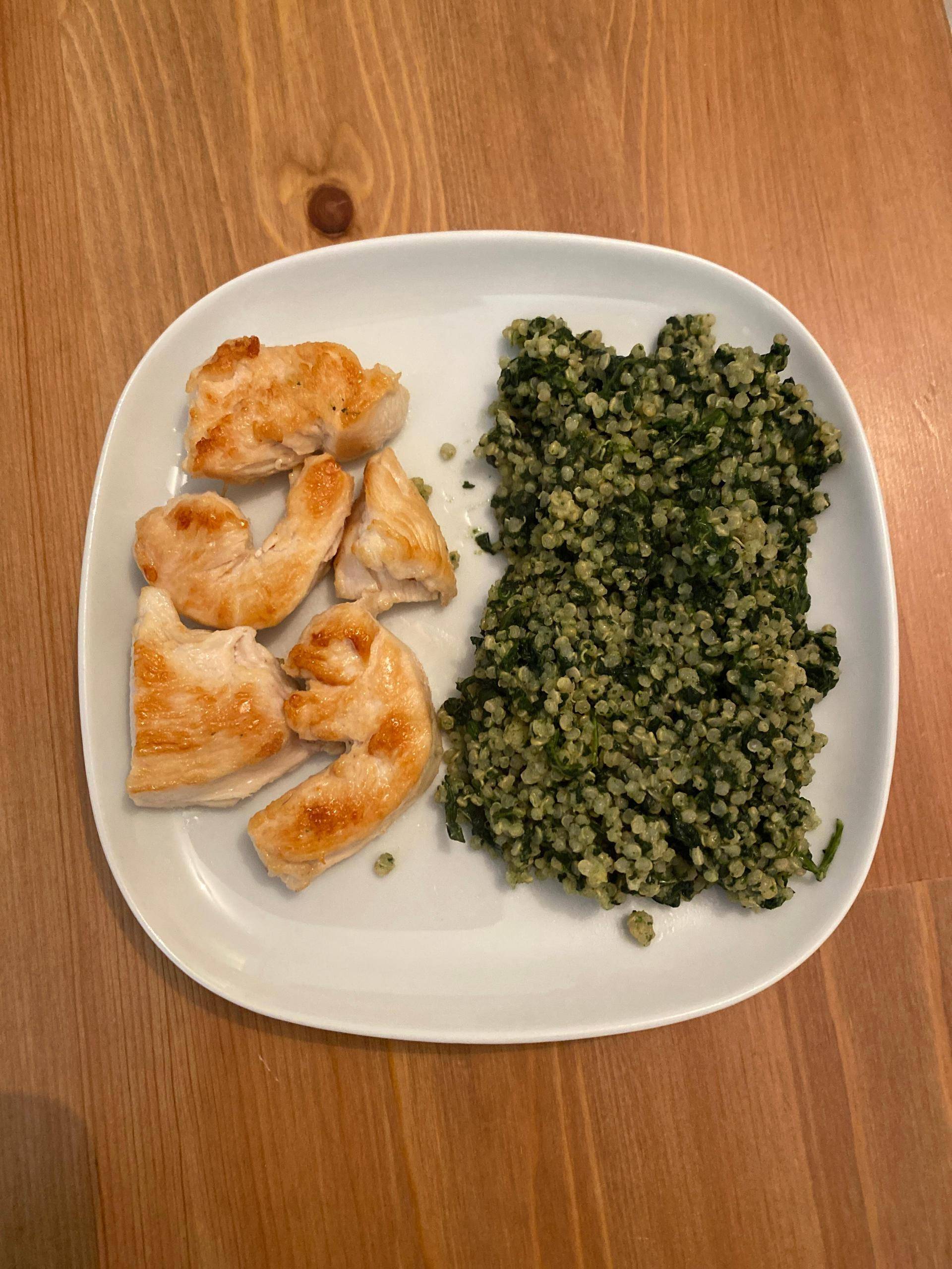 Poulet épinard frais quinoa - Recepten Cookeo | Moulinex