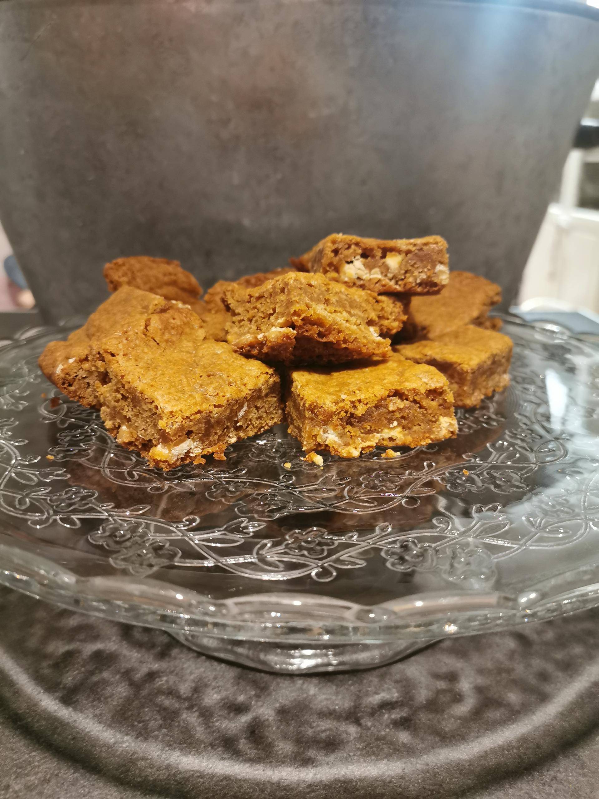 Carrés spéculoos et chocolat blanc - Recette Companion Connect XL | Moulinex