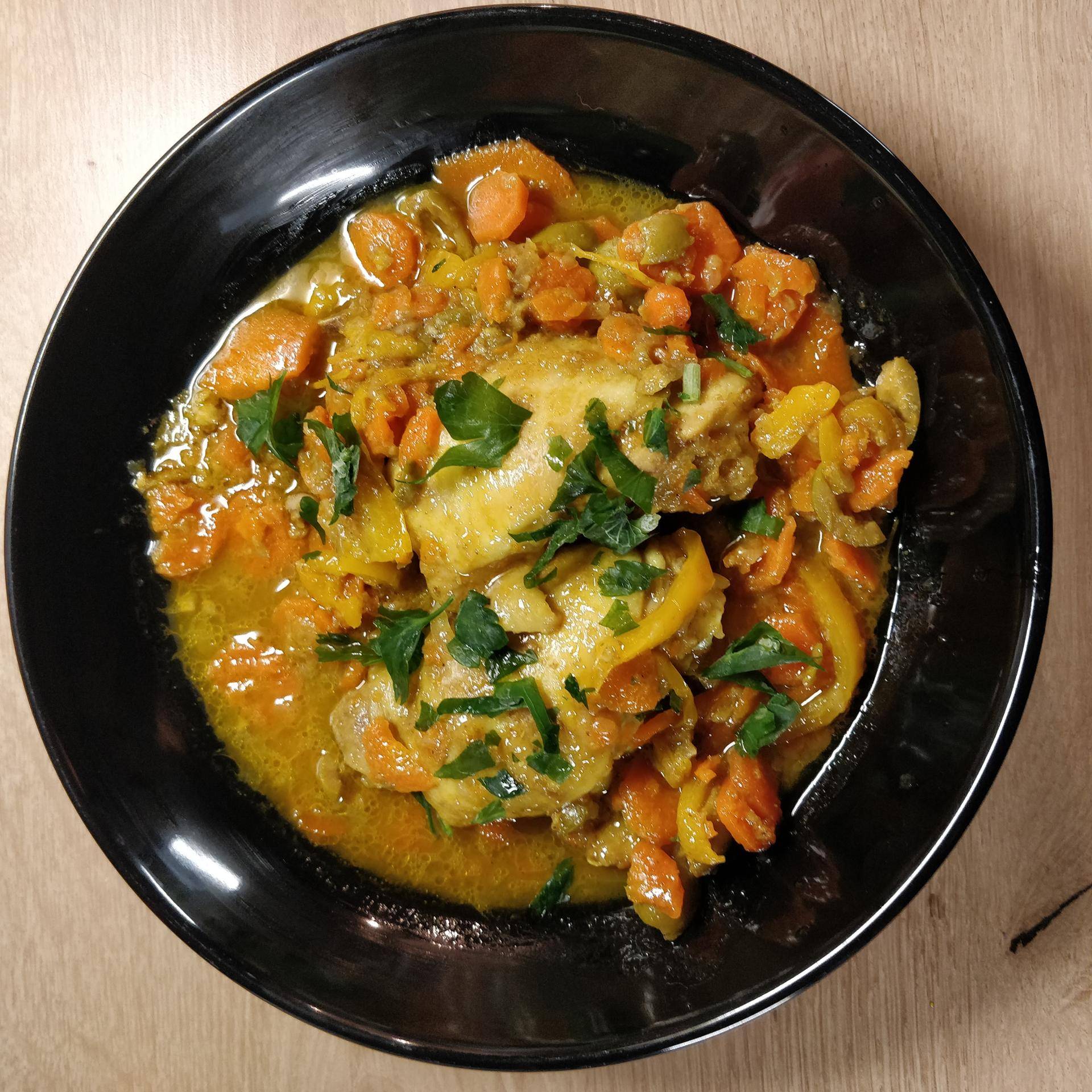 Tajine de poulet aux olives - Recepten Companion Connect XL | Moulinex
