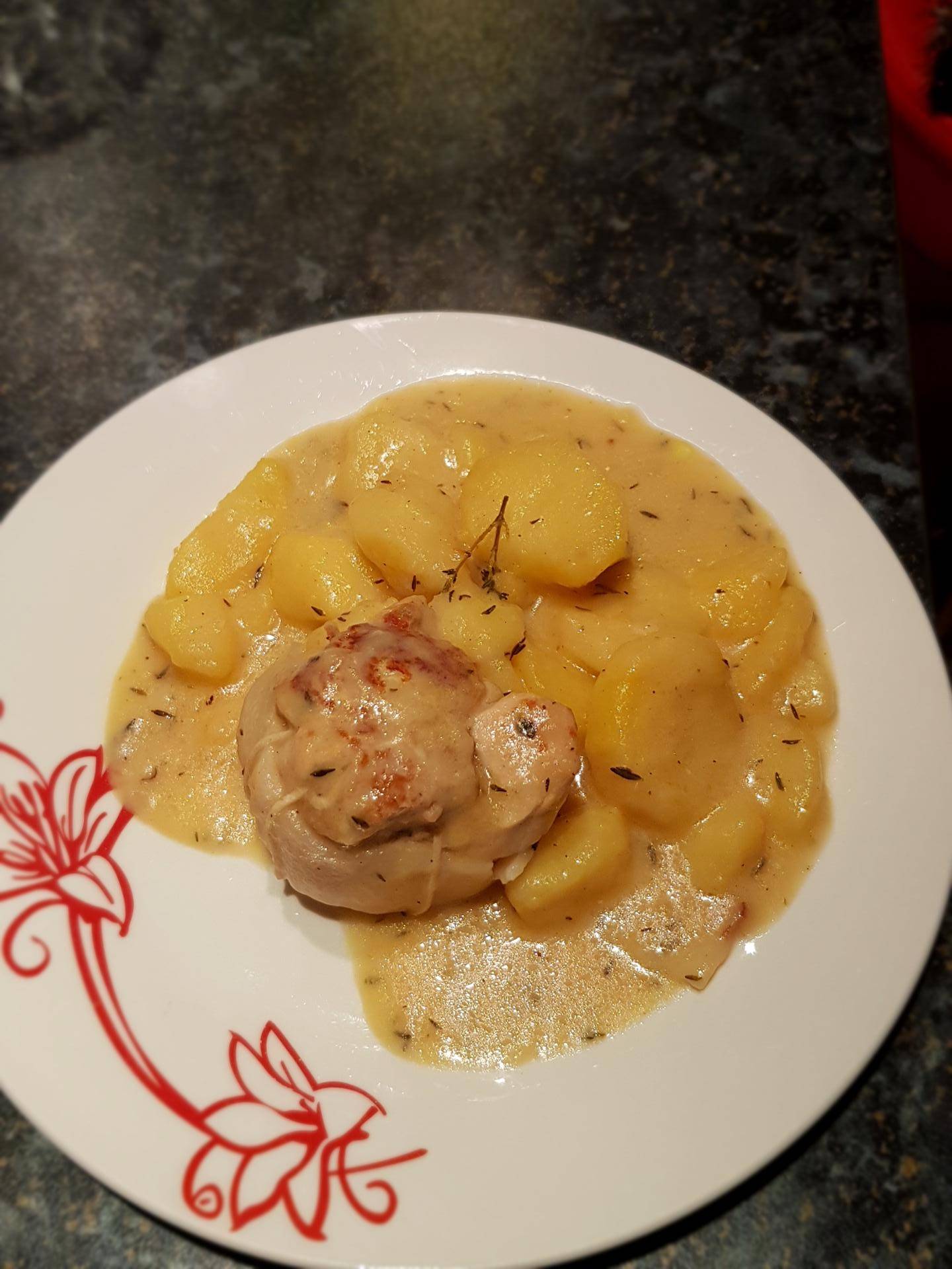 Paupiette de veau avec ses pommes de terre fondantes et crémeuse - Recepten Cookeo | Moulinex