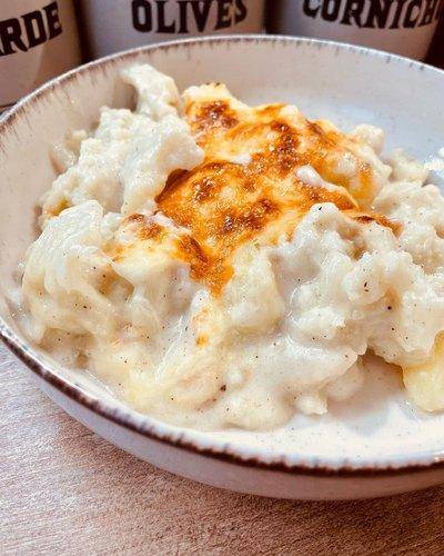 Gratin choux fleur pomme de terre bacon - Recepten Cookeo V3 | Moulinex