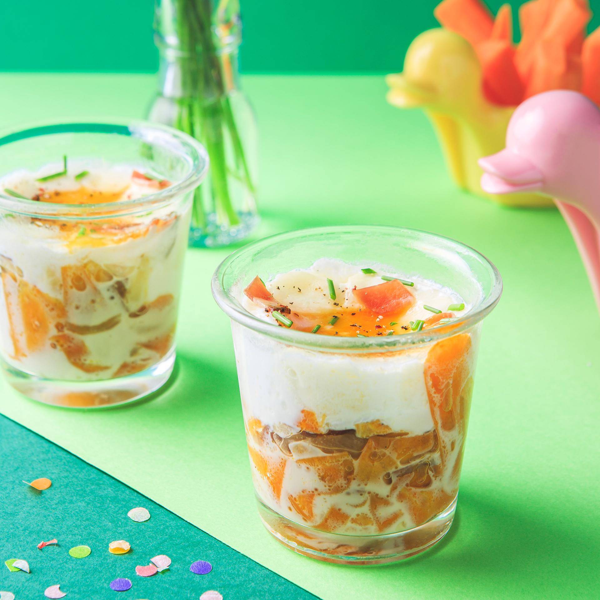 Eieren met wortel en mozzarella - Recepten Cookeo | Moulinex