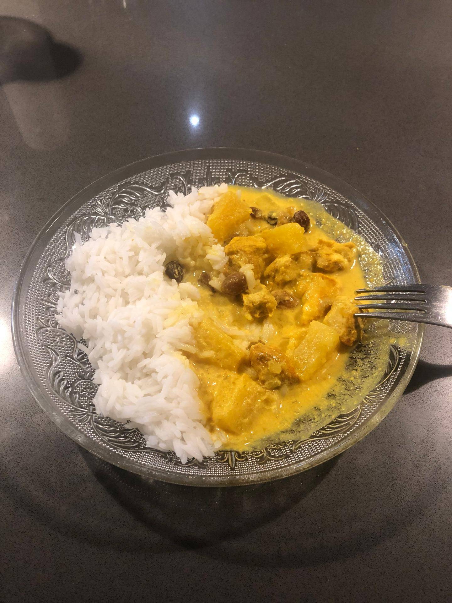 Poulet curry coco ananas - Recepten Companion Connect XL | Moulinex