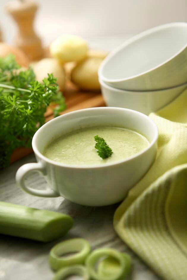 Velouté de poireaux au haddock - Recepten Perfectmix Cook | Moulinex