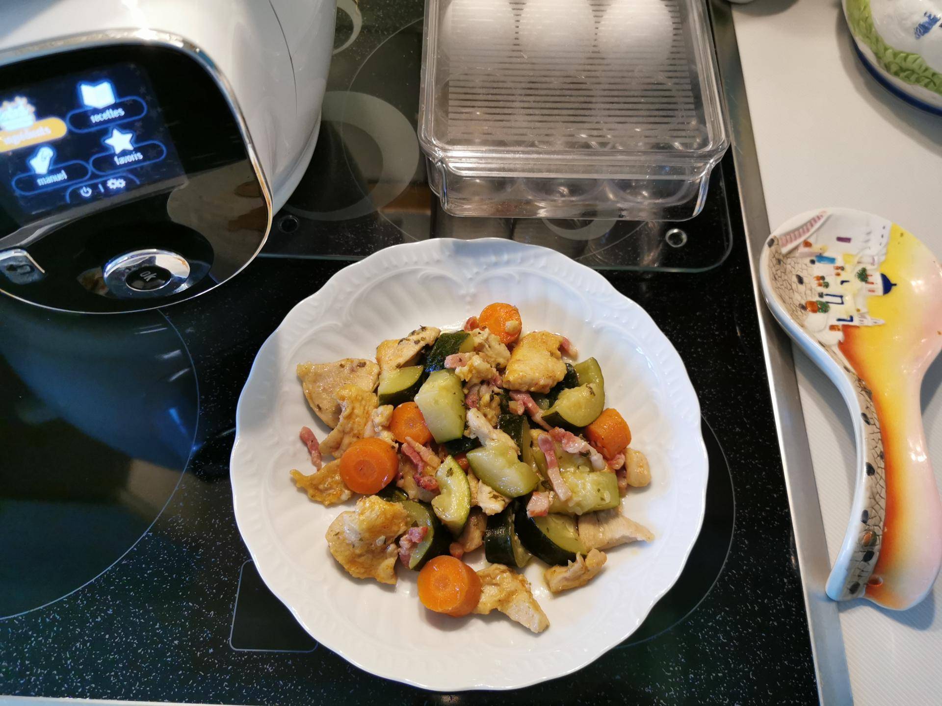 Émincé de poulet au légumes - Recepten Cookeo | Moulinex