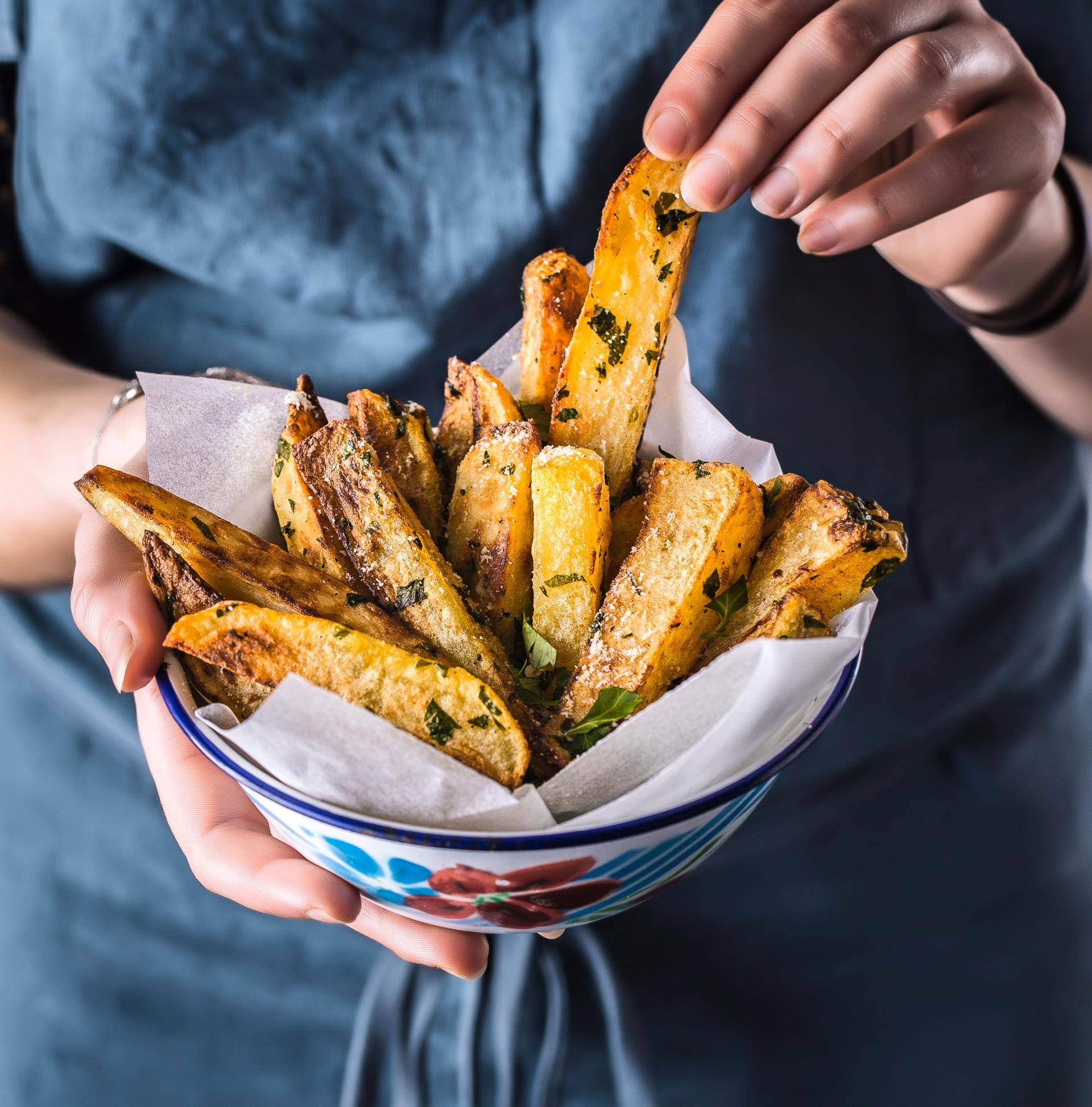 Kruidige aardappelen - Recepten EASY FRY & GRILL 2 in 1 XXL | Moulinex